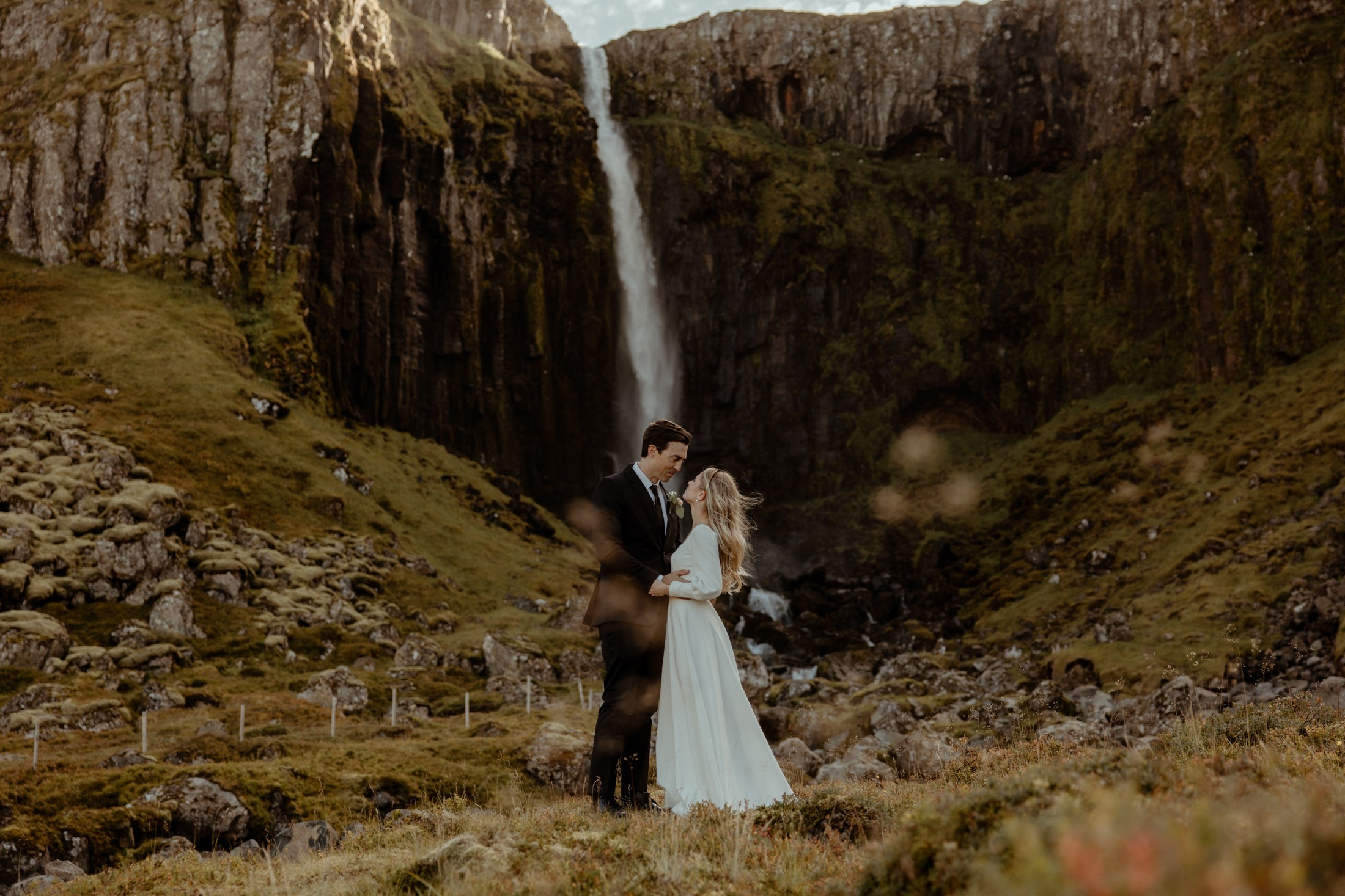Iceland elopement at Budir Black Church | Snæfellsnes wedding by Iceland elopement photographer & videographer. Iceland elopement photographer & videographer