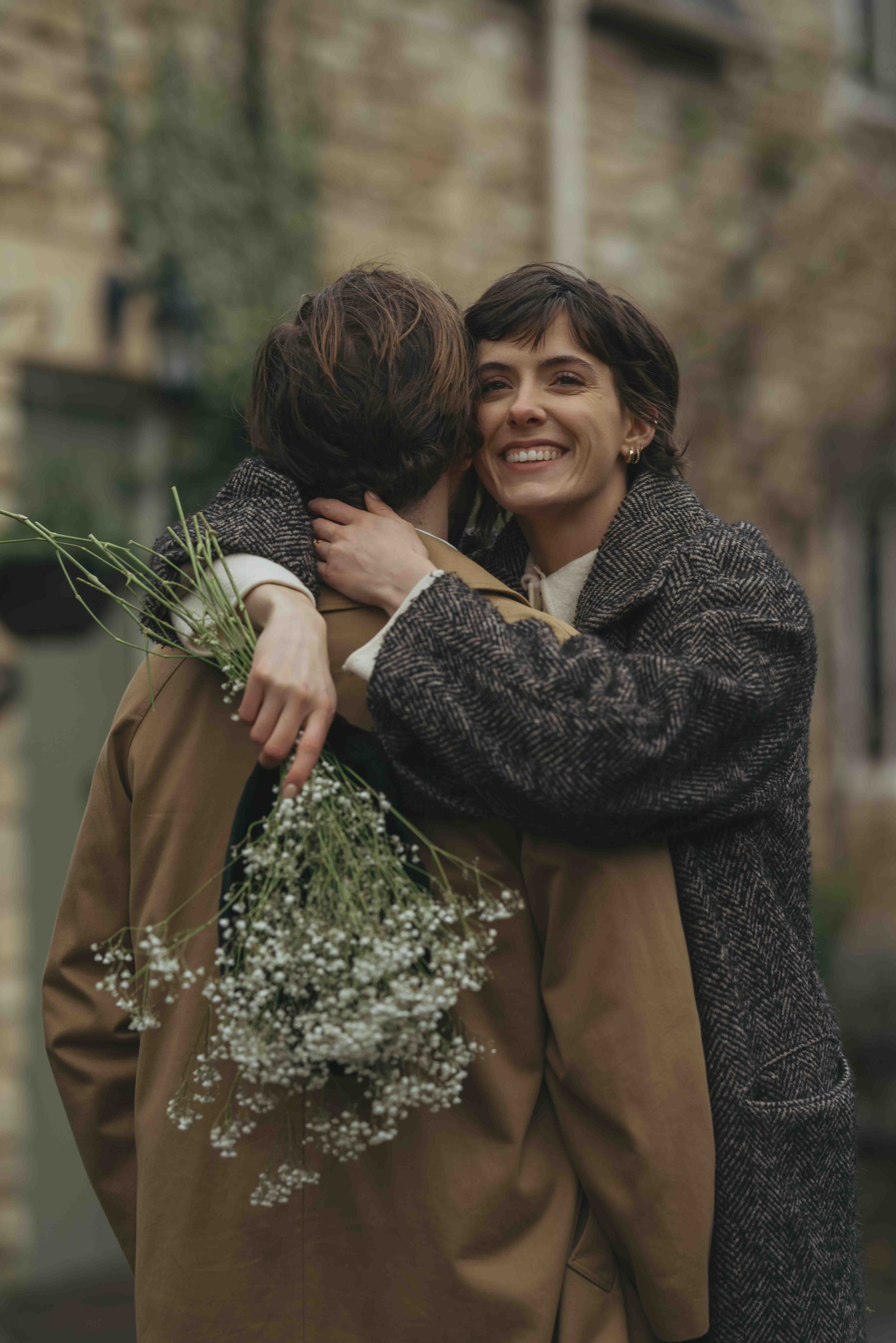 Rainy Engagement Photoshoot in Castle Combe, Cotswolds | Cinematic Love Story. London Wedding Photographer | Engagement & Proposal Photography by Natasha Ferreira