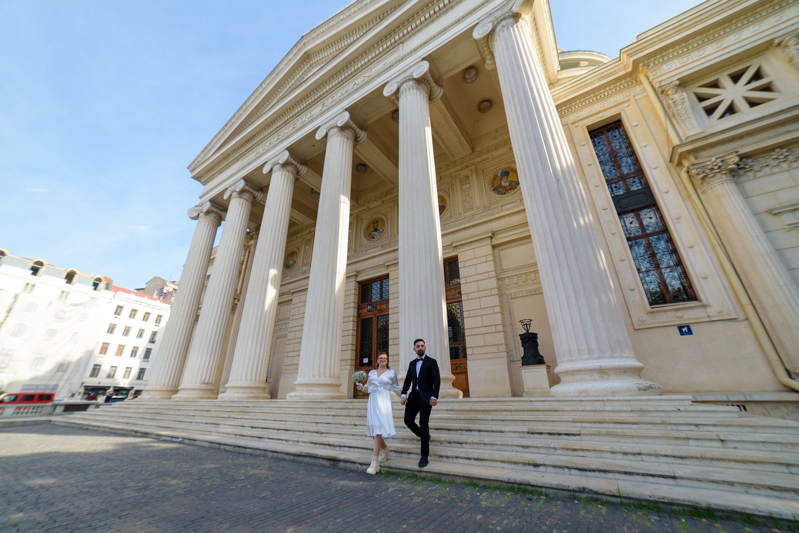 Sedinta foto cuplu Ateneu Bucuresti