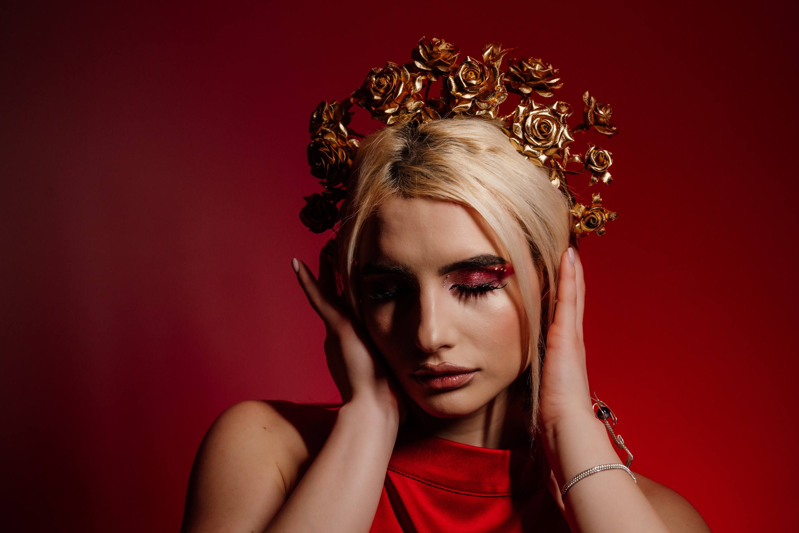 Photographie de portrait en studio. Photographe de mariage région de Liège Stefan Bogdan