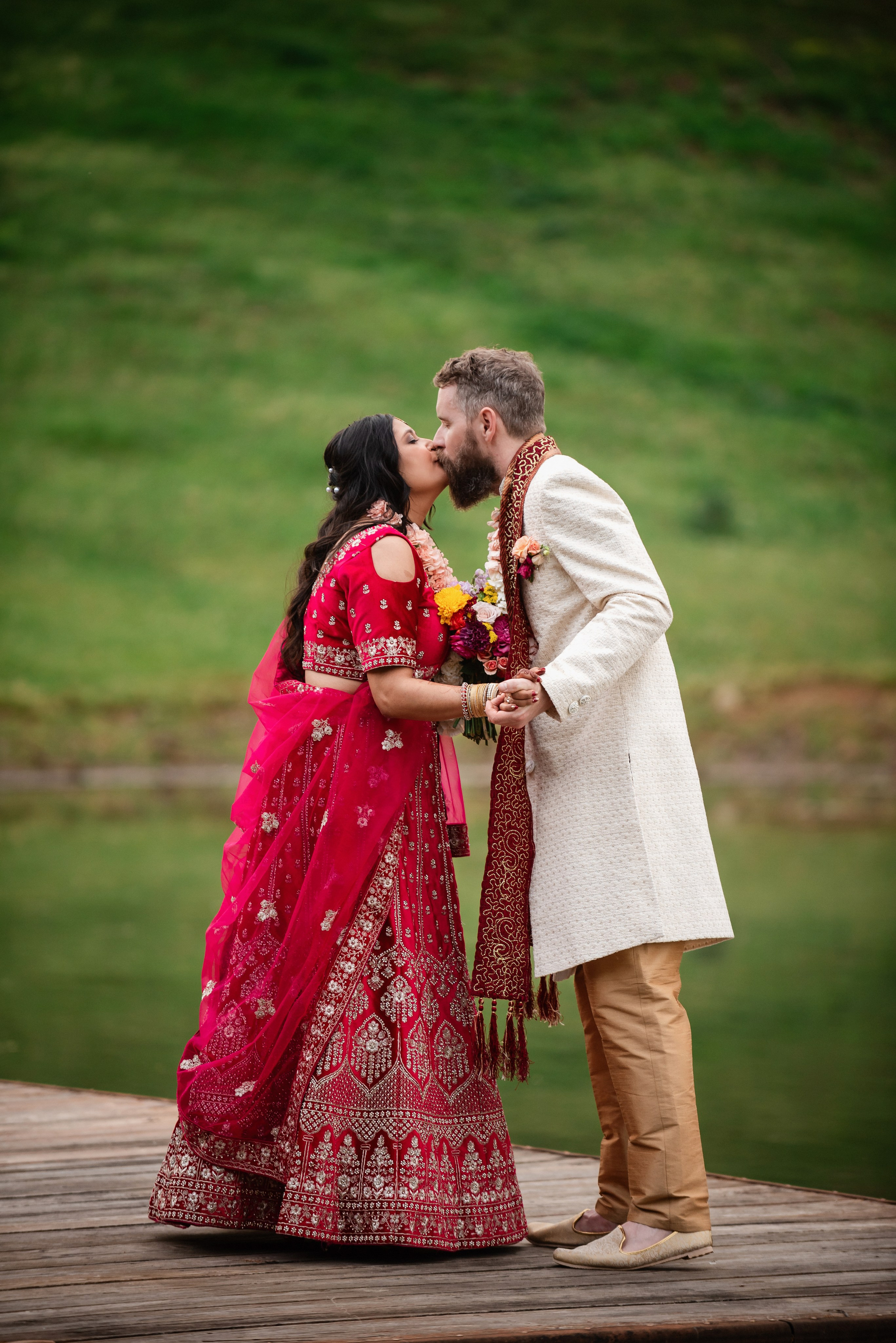 Daniel’s and Ruchi Fusion Wedding Celebration at The Venue At Rose Spring Farm. Wedding and portrait photography in Greenville SC