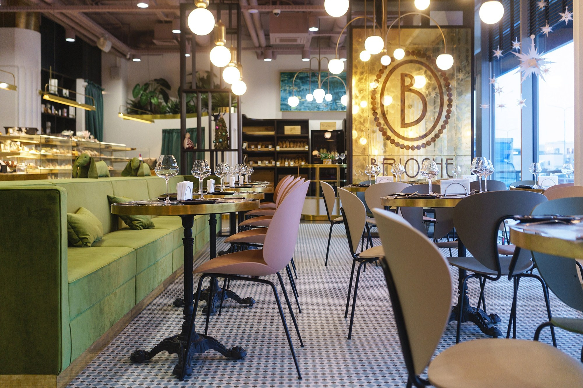 BRIOCHE БИСТРО. Дизайн интерьера и 3D-визуализация | AB Design Buro