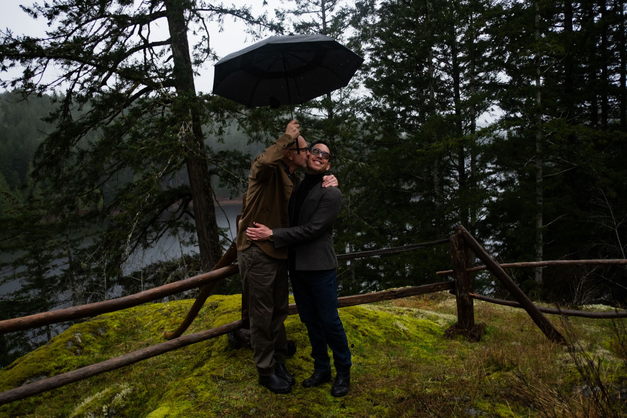 Cinematic couple portrait session outdoors