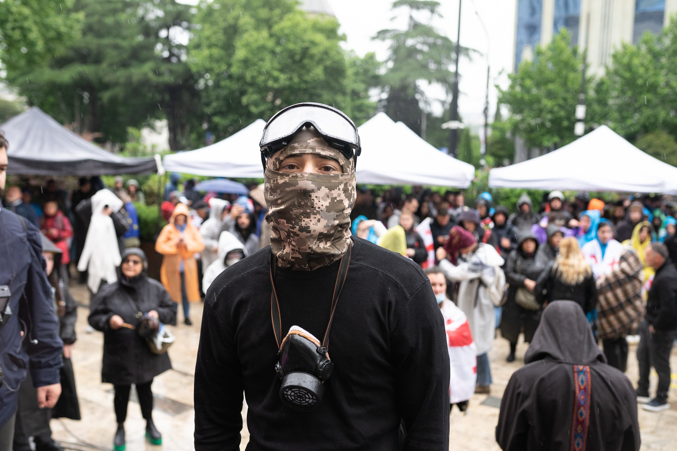 Georgia against «foreign law»/ არა რუსულ კანონს. Visual artist