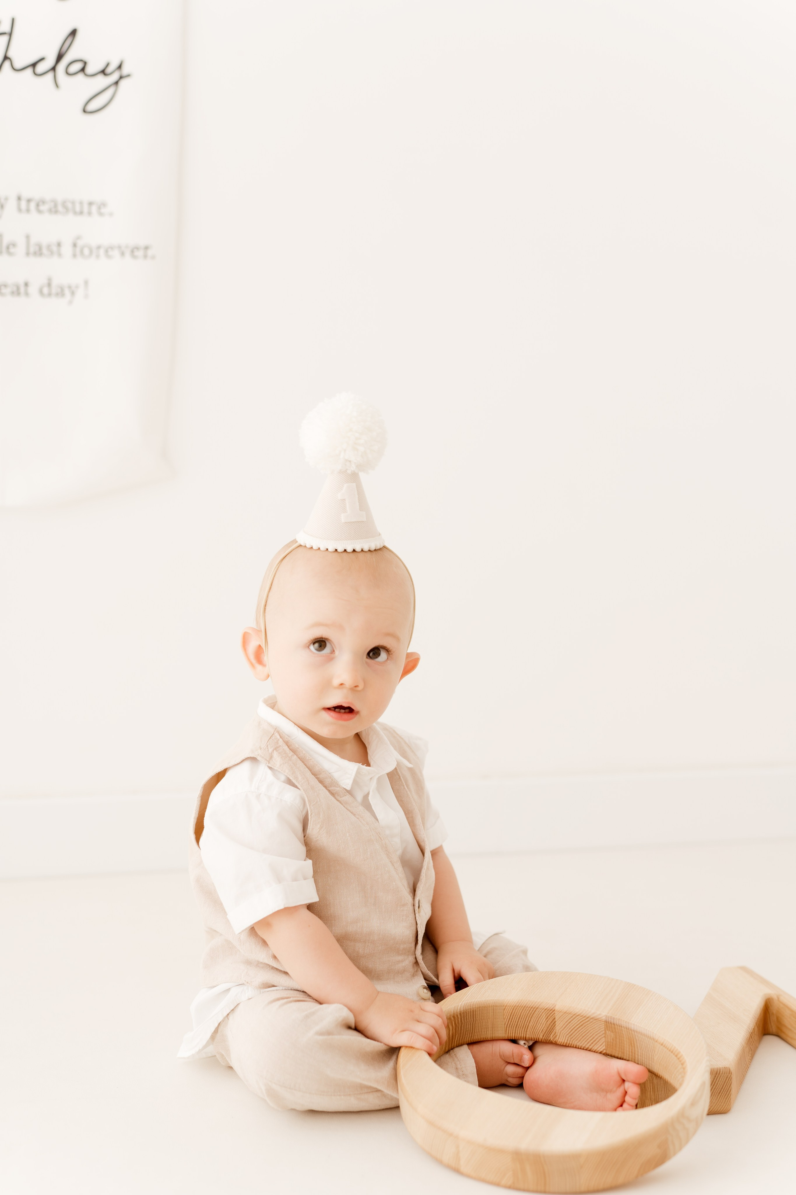 Sesja roczkowa Markusa. Fotograf Łódź - sesja ciążowa, noworodkowa, dziecięca. Studio w Łodzi