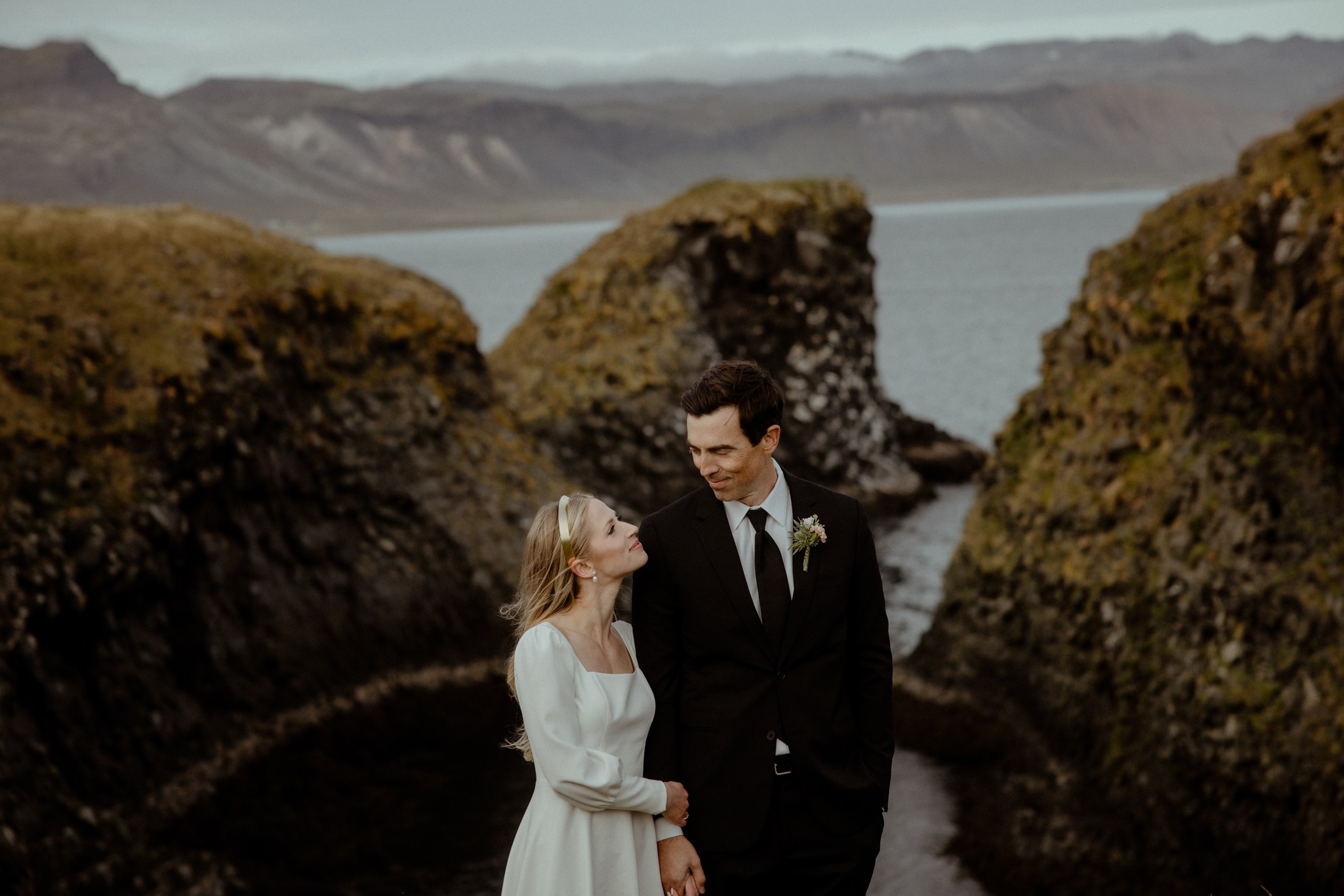 Iceland elopement at Budir Black Church | Snæfellsnes wedding by Iceland elopement photographer & videographer. Iceland elopement photographer & videographer