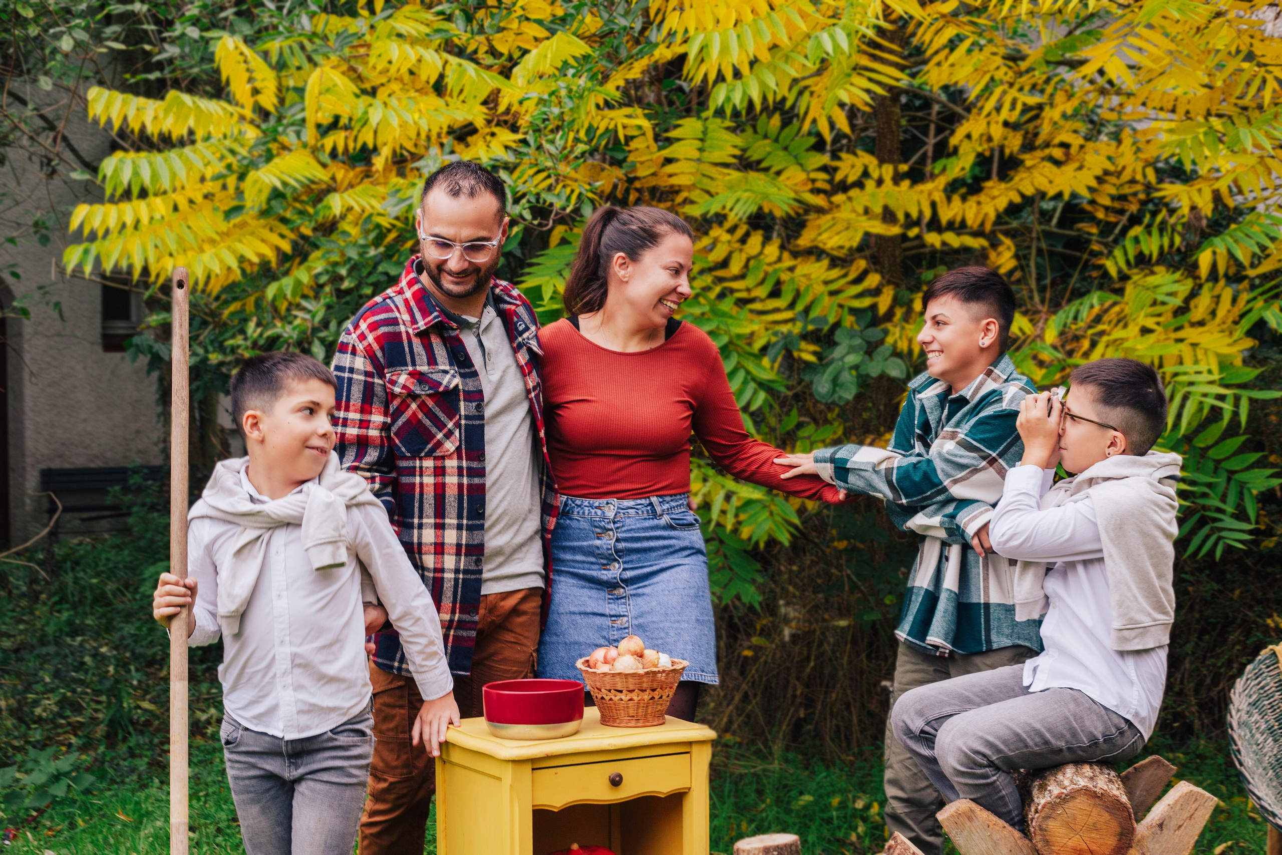 Studio photo Partage ton bonheur à Châtellerault – portrait familial