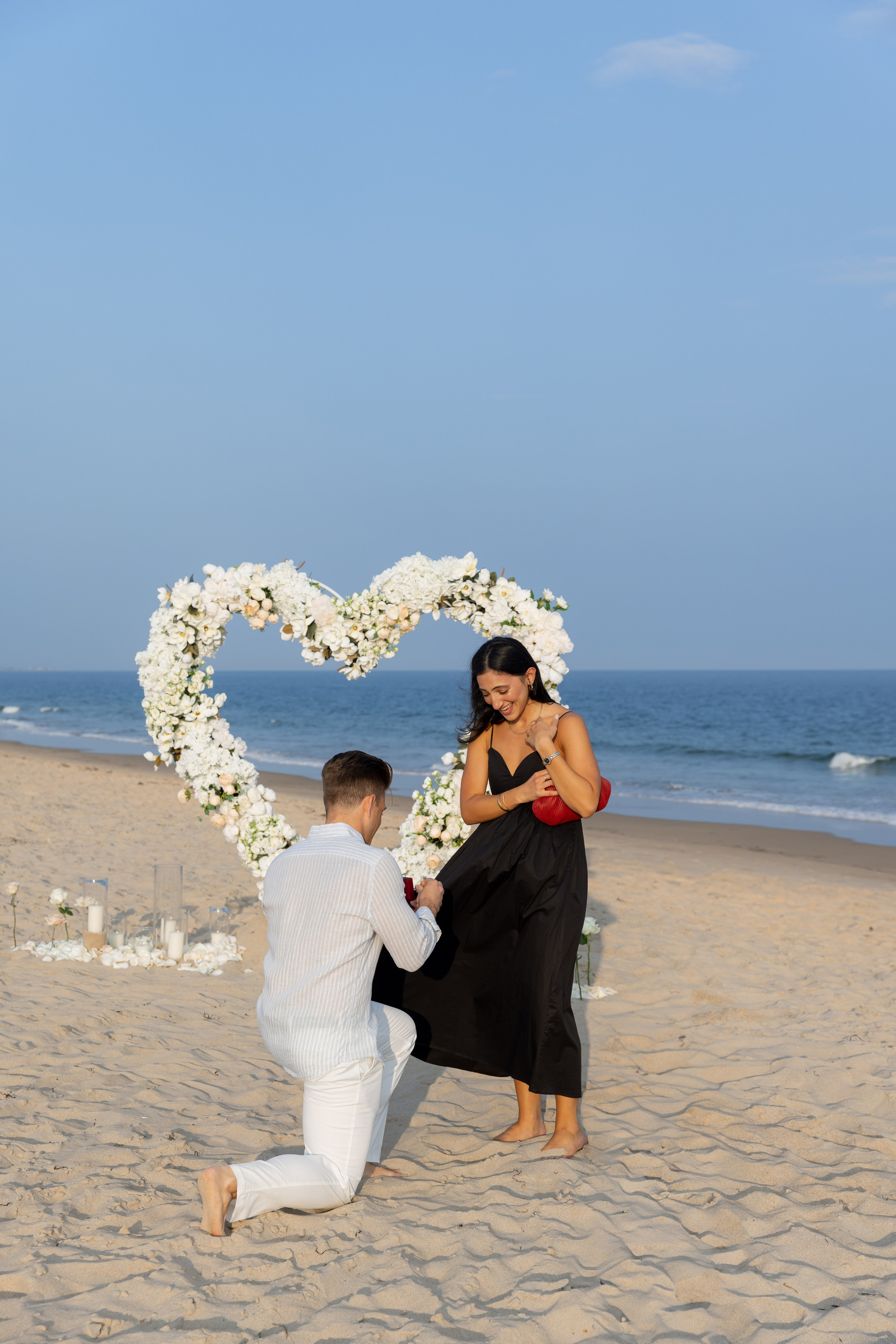 Watch Hill Beach Proposal | Westerly, Rhode Island. Rhode Island Wedding Photographer Tati Simpson