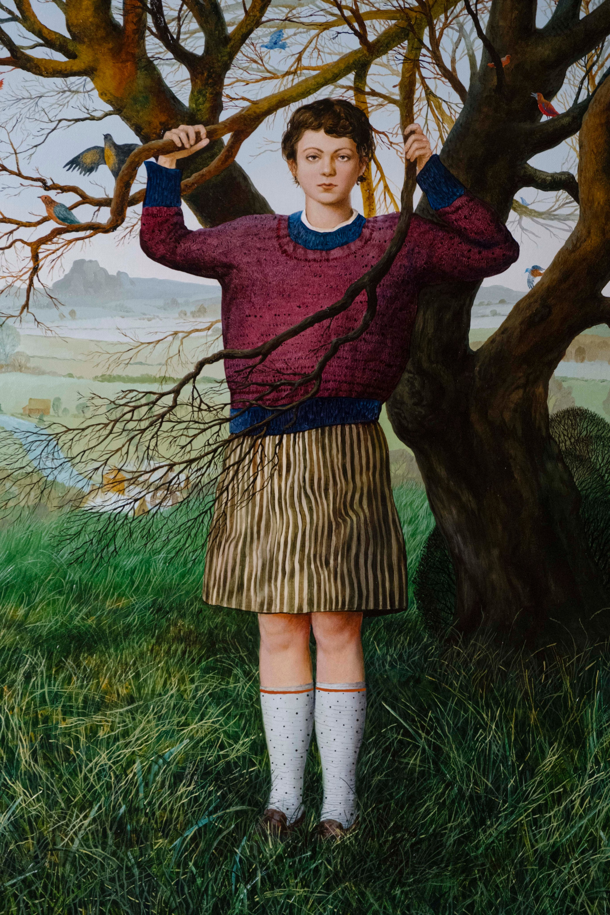 The Girl and the Birds. ELEN BEZHEN