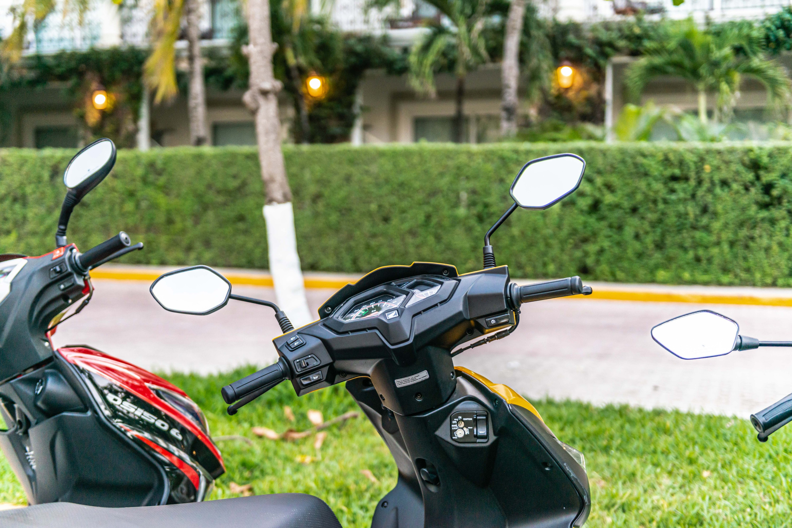 Scooter Photography for Rental Website in Mexico. PHOTOGRAPHER QUINTANA ROO