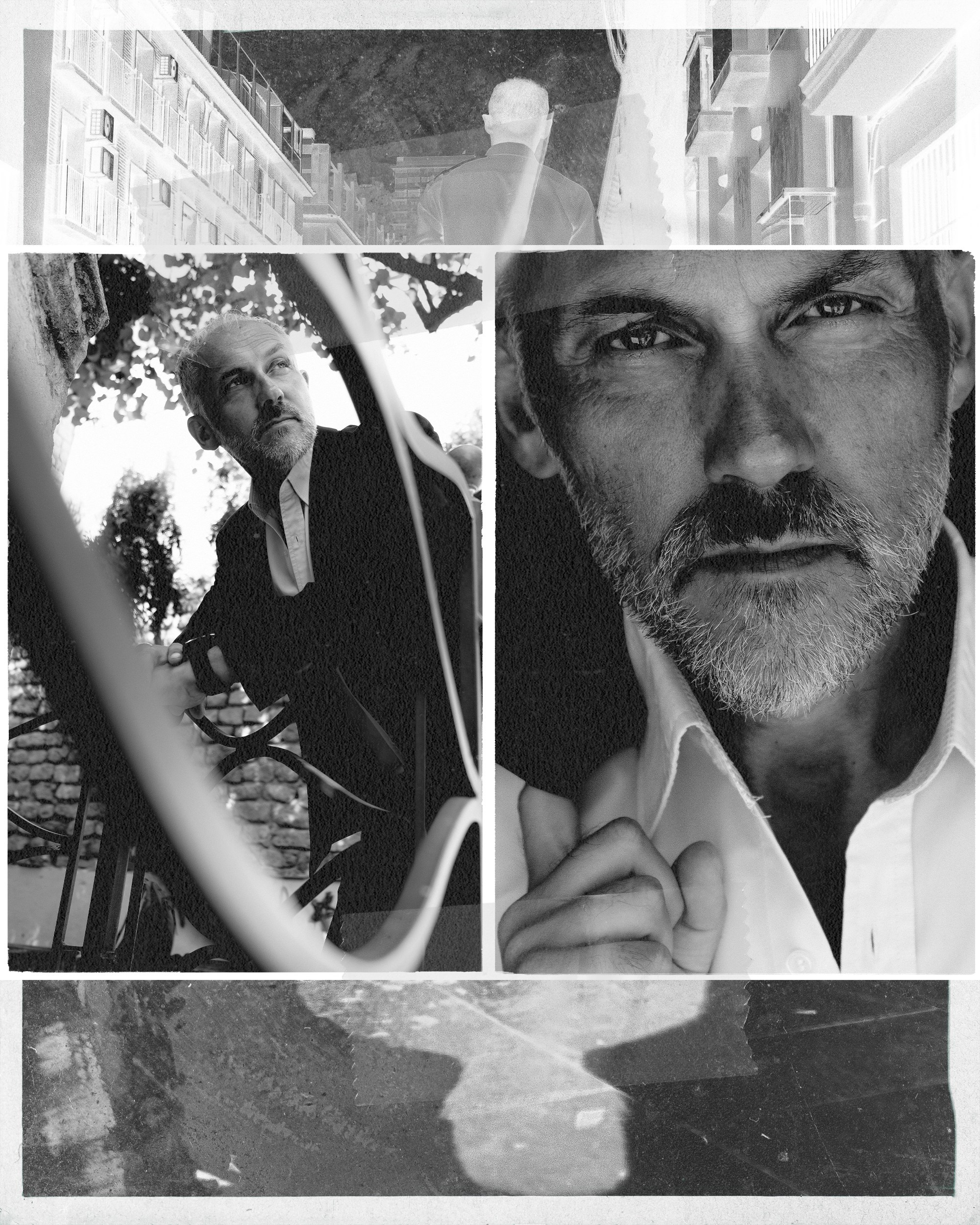 Портретная фотосессия музыканта Robert Skarsbakk в старом городе Аликанте для обложки альбома — Фотограф Андрей Луковников