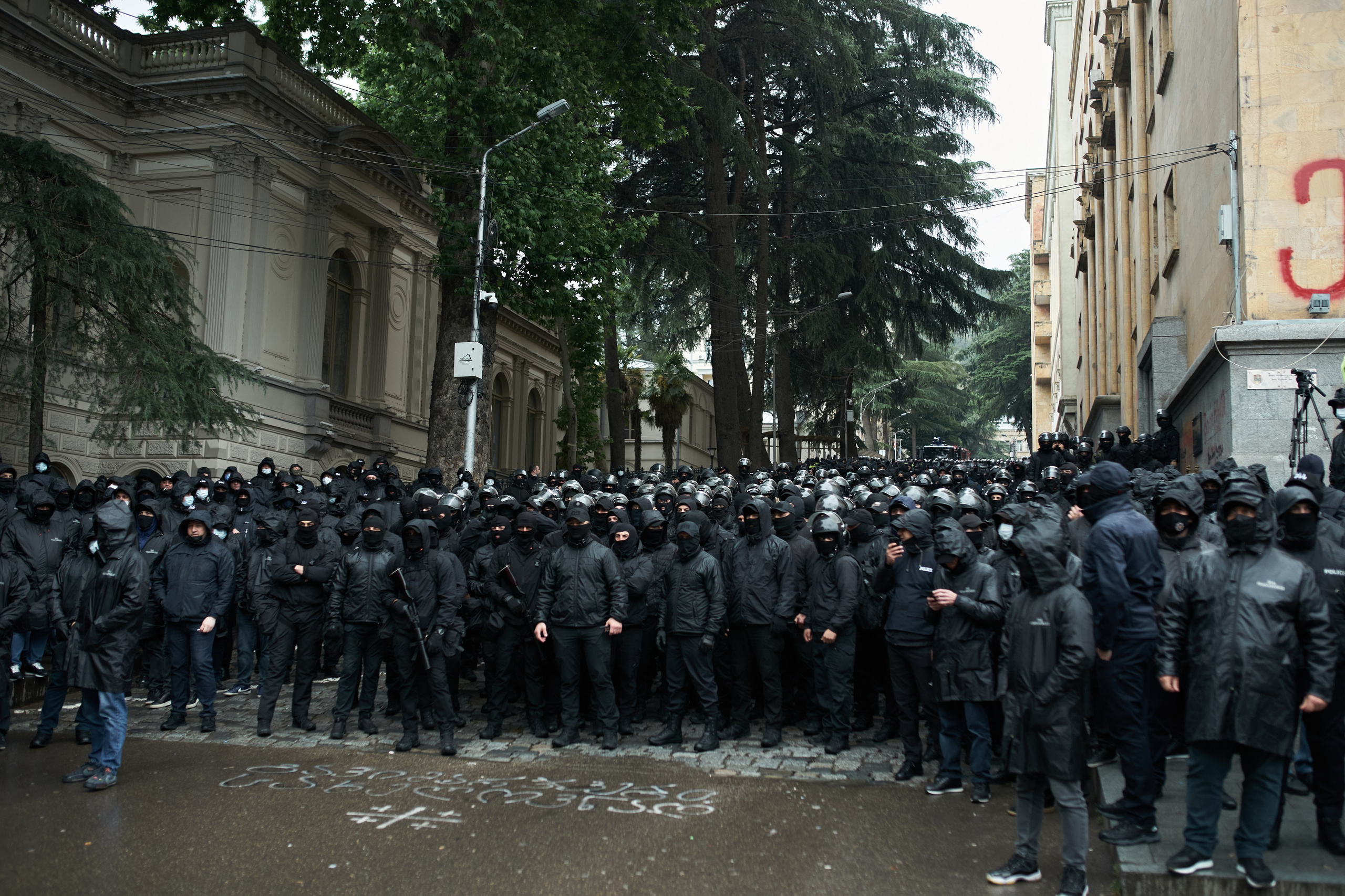 Georgia against «foreign law»/ არა რუსულ კანონს. Visual artist