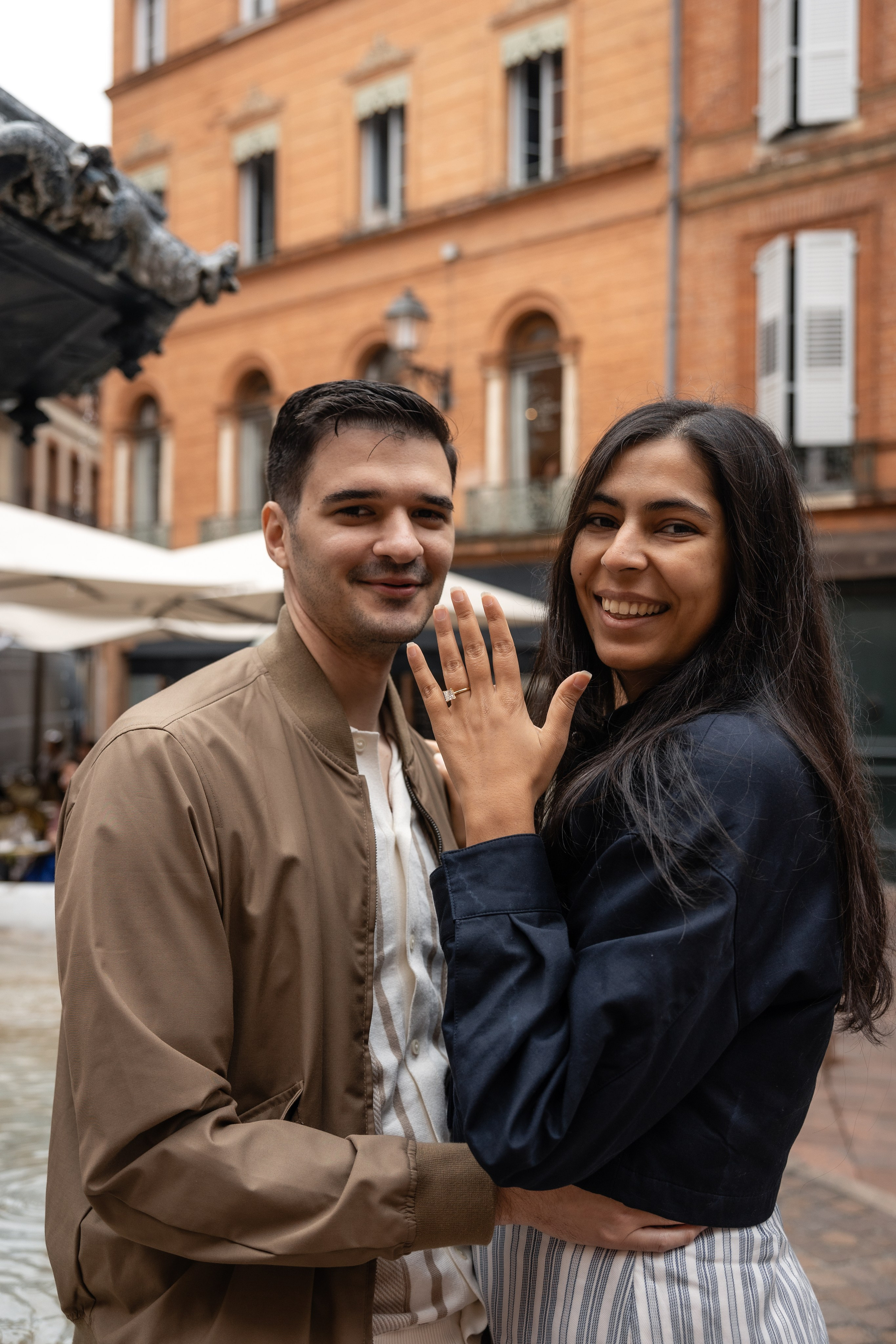 Surprise Proposal in Toulouse. Eugénie Smirnova — your photographer in Toulouse and southwest France