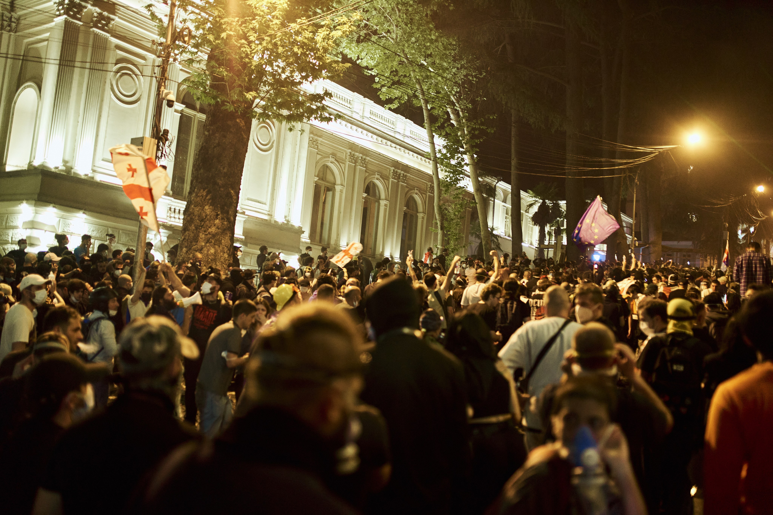 Georgia against «foreign law»/ არა რუსულ კანონს. Visual artist