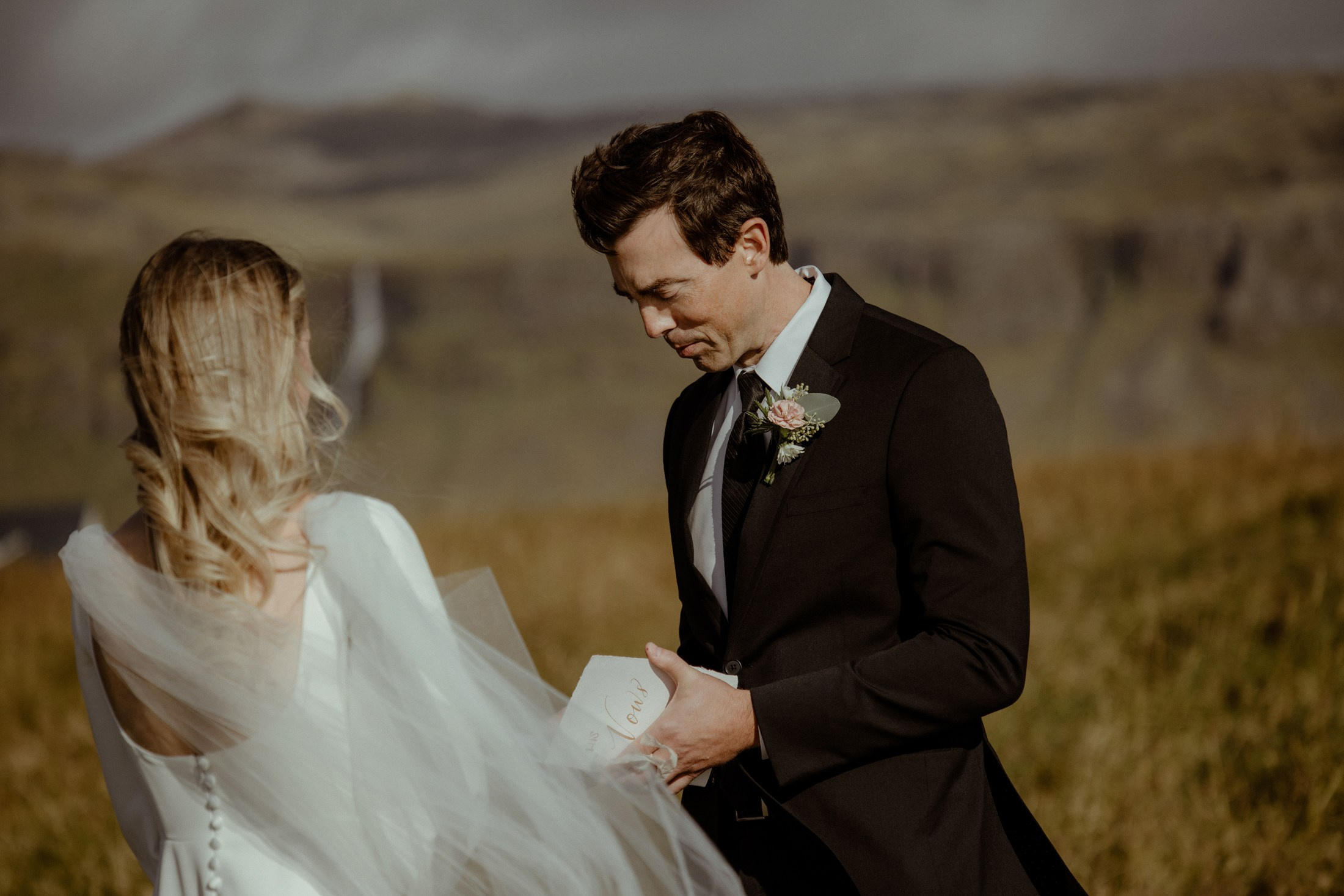 Iceland elopement at Budir Black Church | Snæfellsnes wedding by Iceland elopement photographer & videographer. Iceland elopement photographer & videographer