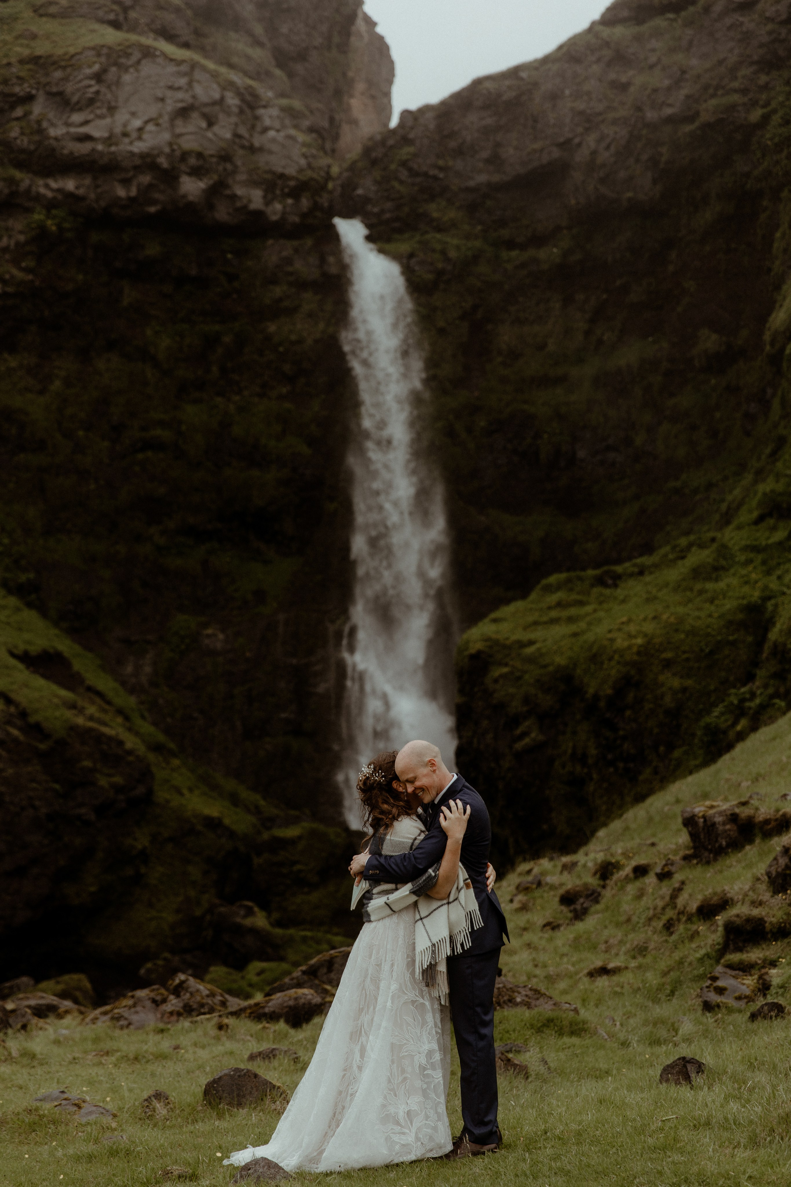Iceland Elopement at Black Sand Beach. Iceland elopement photographer & videographer