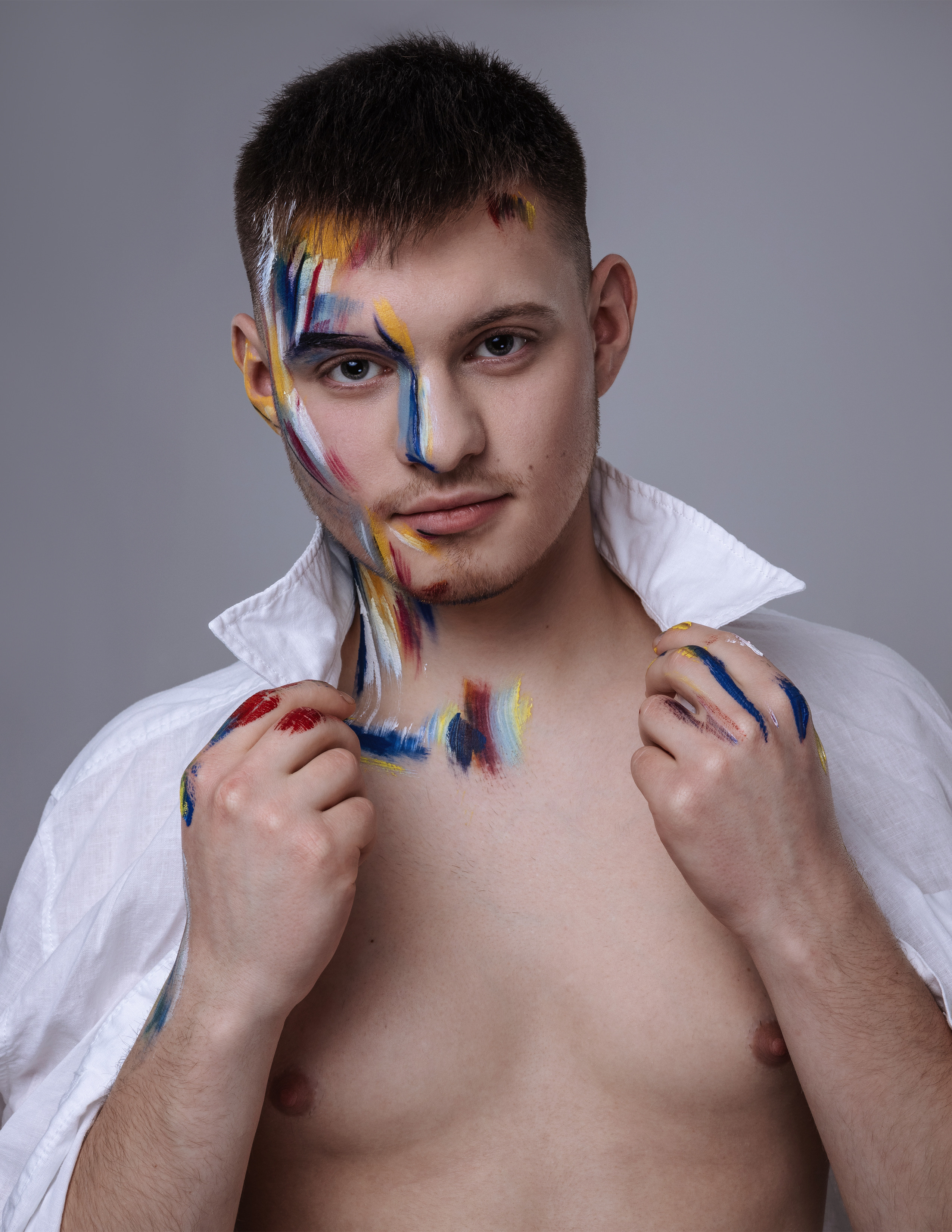 Dramatisches Portrait eines Jungen Straubing