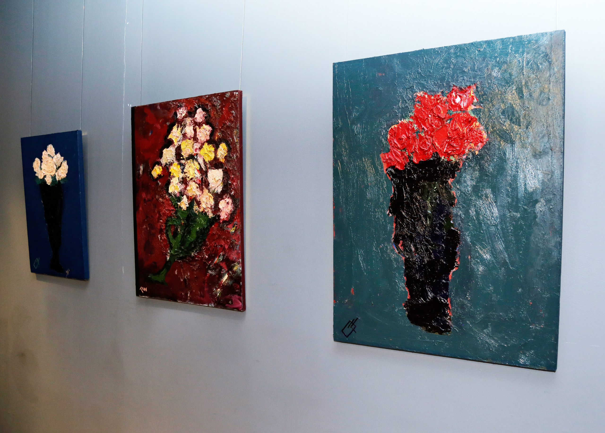 Photo report of “Interpretation” solo exhibition of Kamran Mammadov. KAMRAN MAMMADOV ART