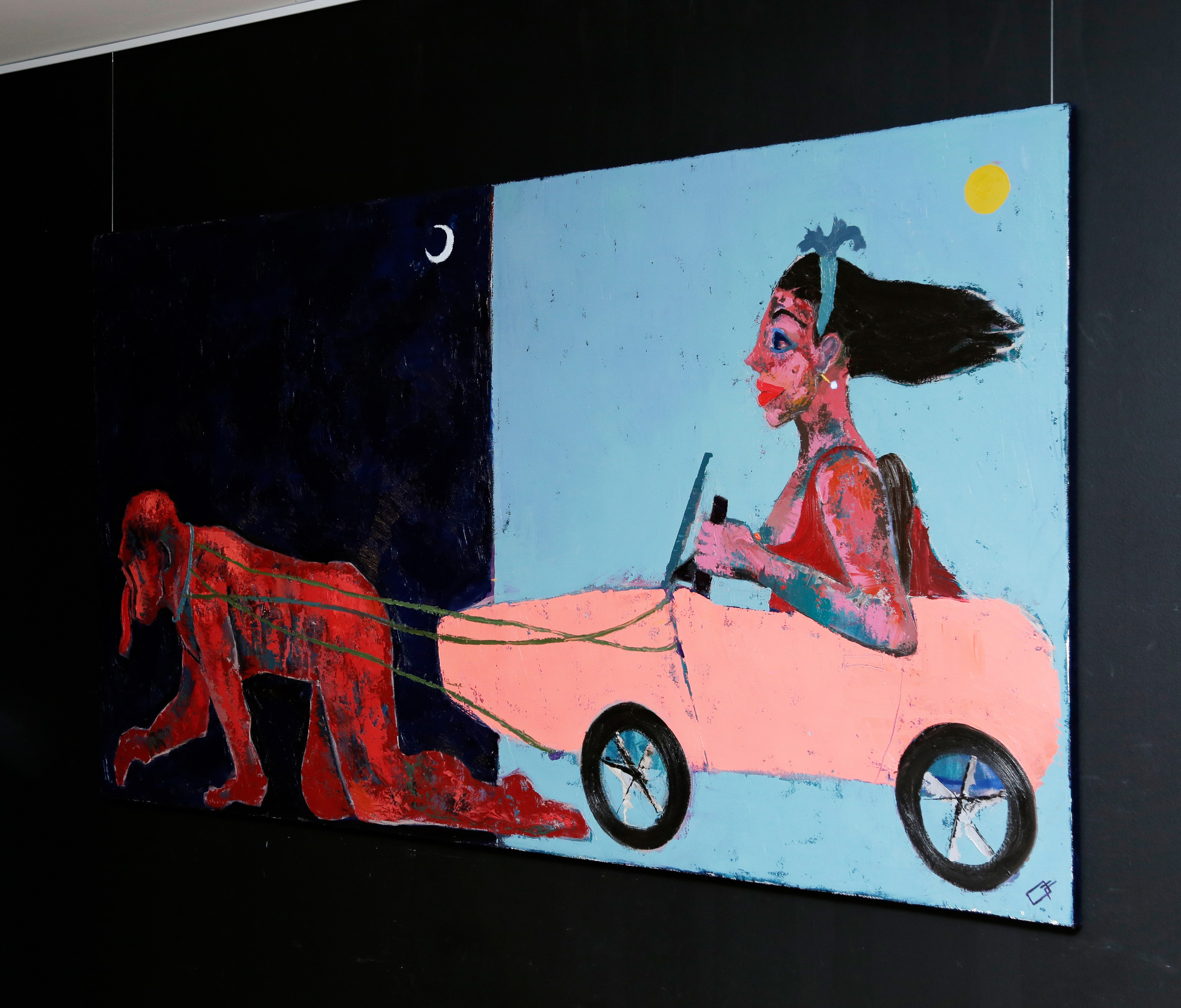 Photo report of “Interpretation” solo exhibition of Kamran Mammadov. KAMRAN MAMMADOV ART