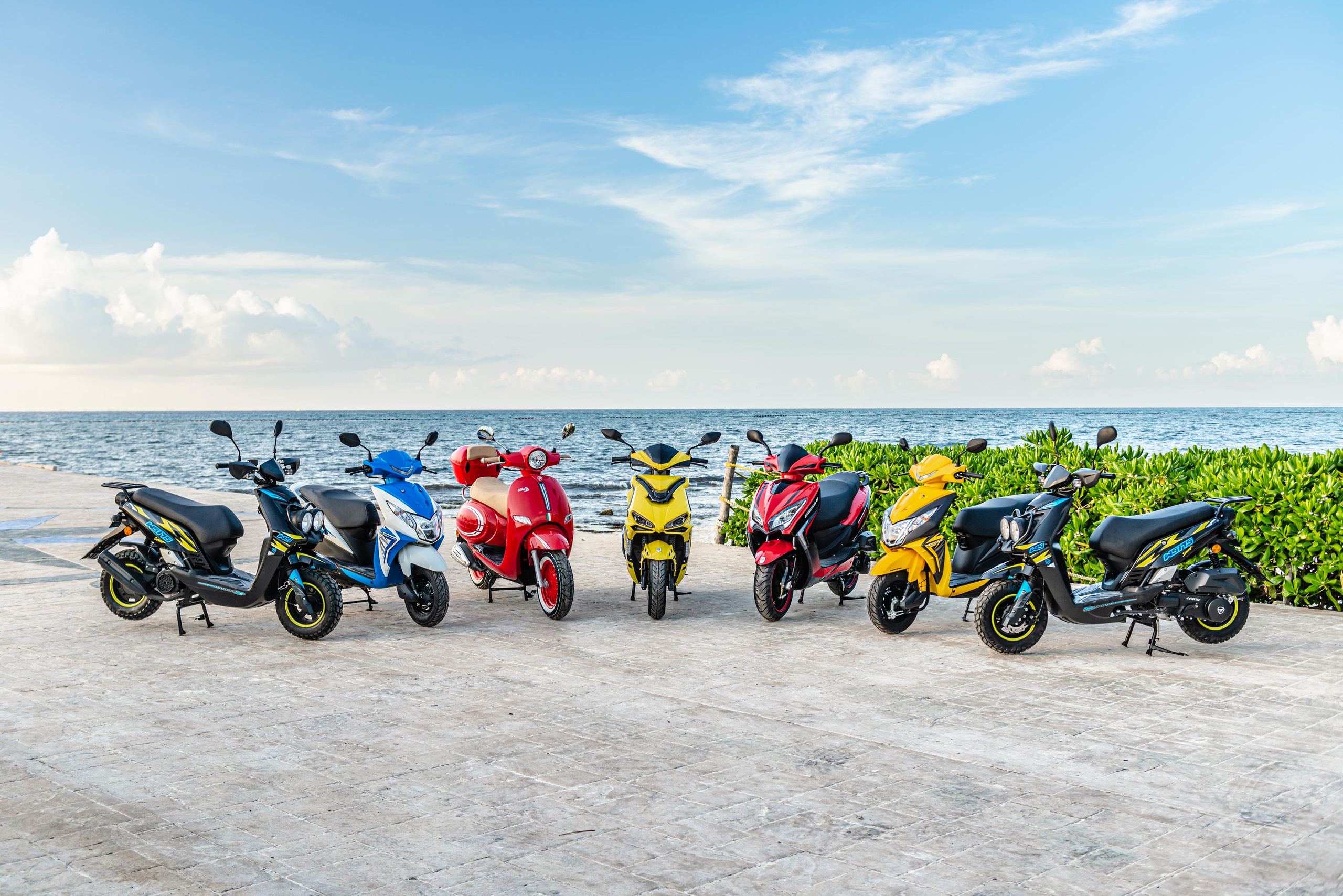 Scooter Photography for Rental Website in Mexico. PHOTOGRAPHER QUINTANA ROO