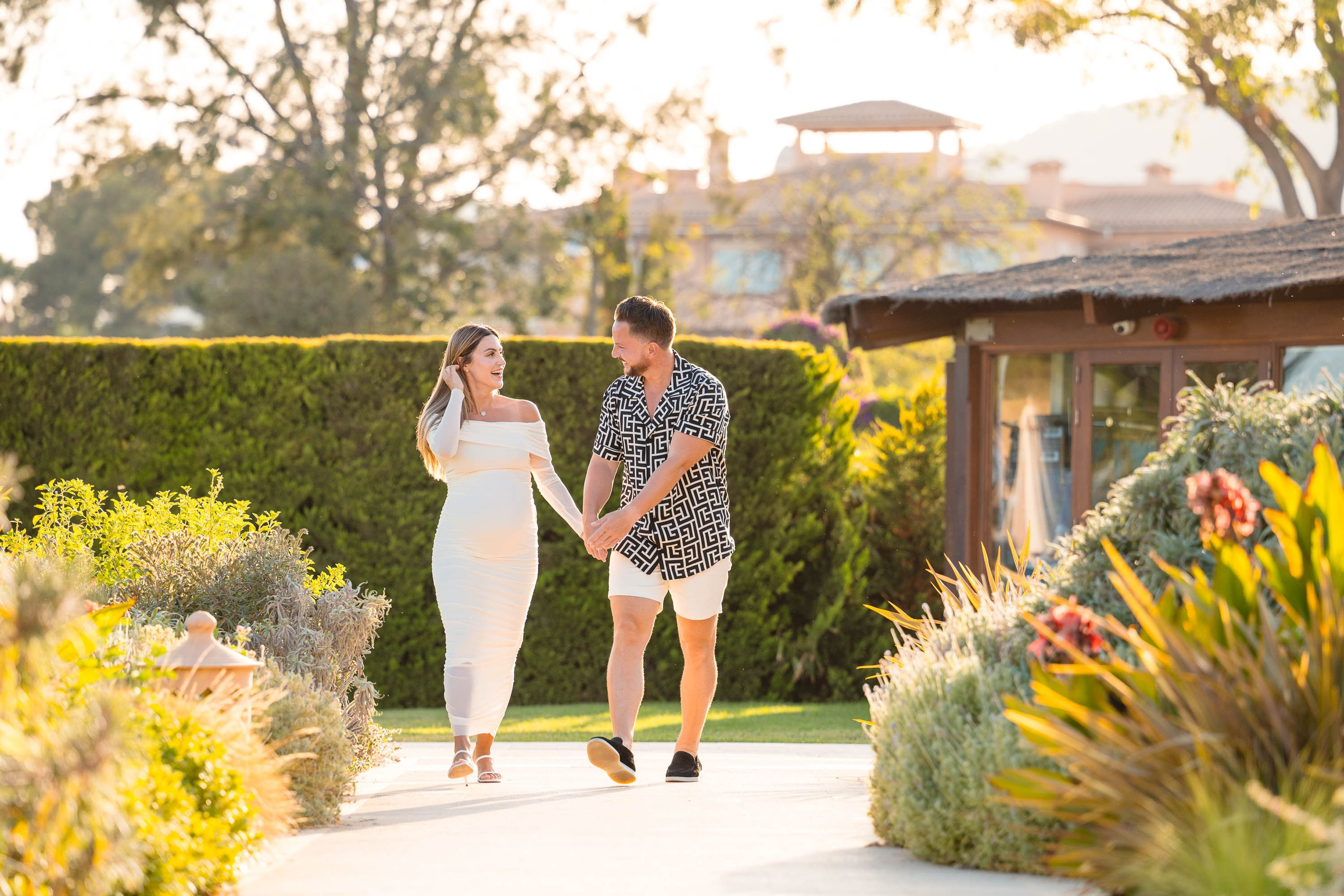 Pregnant Portrait Photoshoot at St. Regis Mardavall. Mallorca Wedding, Corporate & Social Photographer