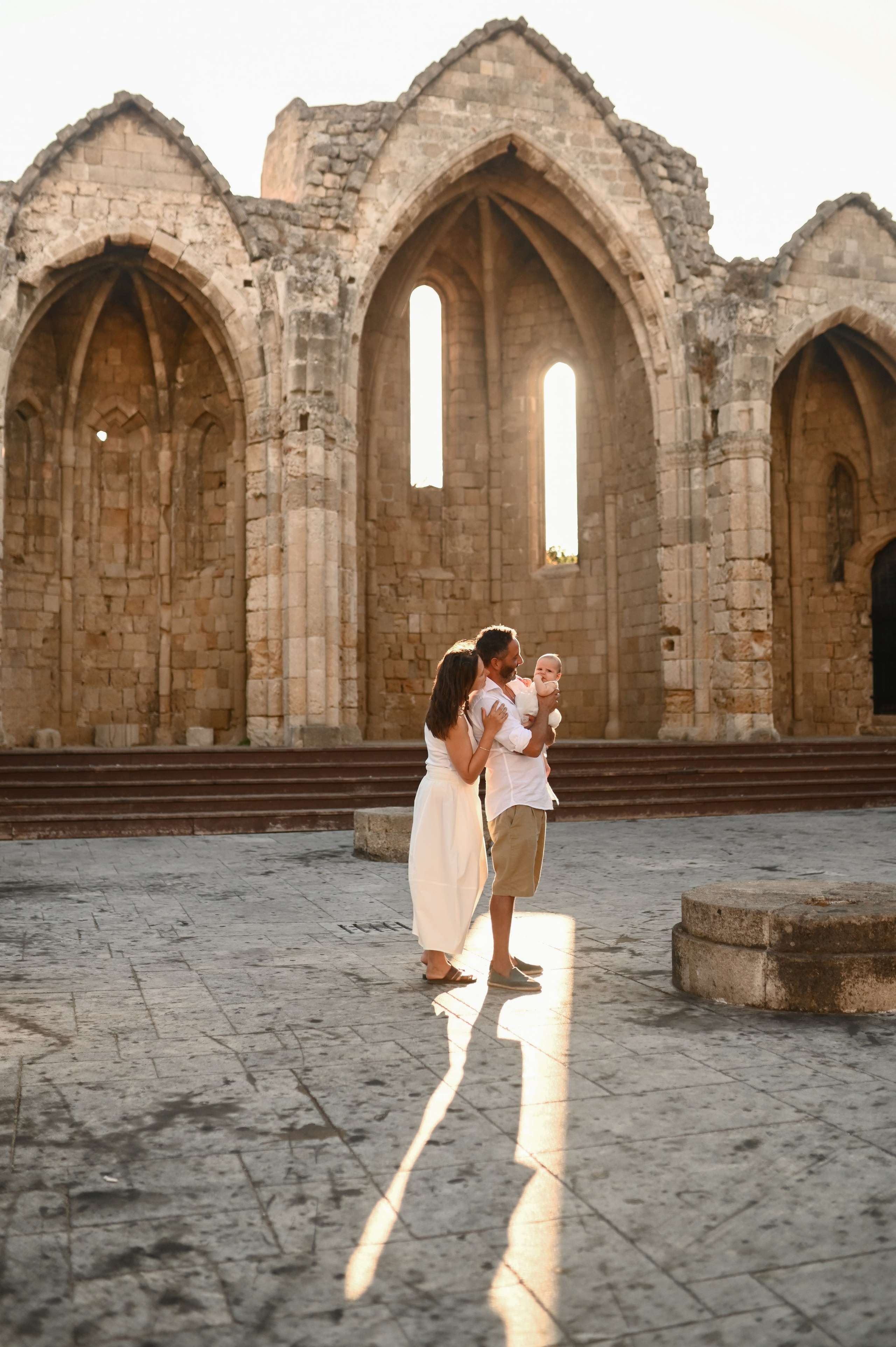 Rhodes Old Town family photoshoot. Photographer in Rhodes Island