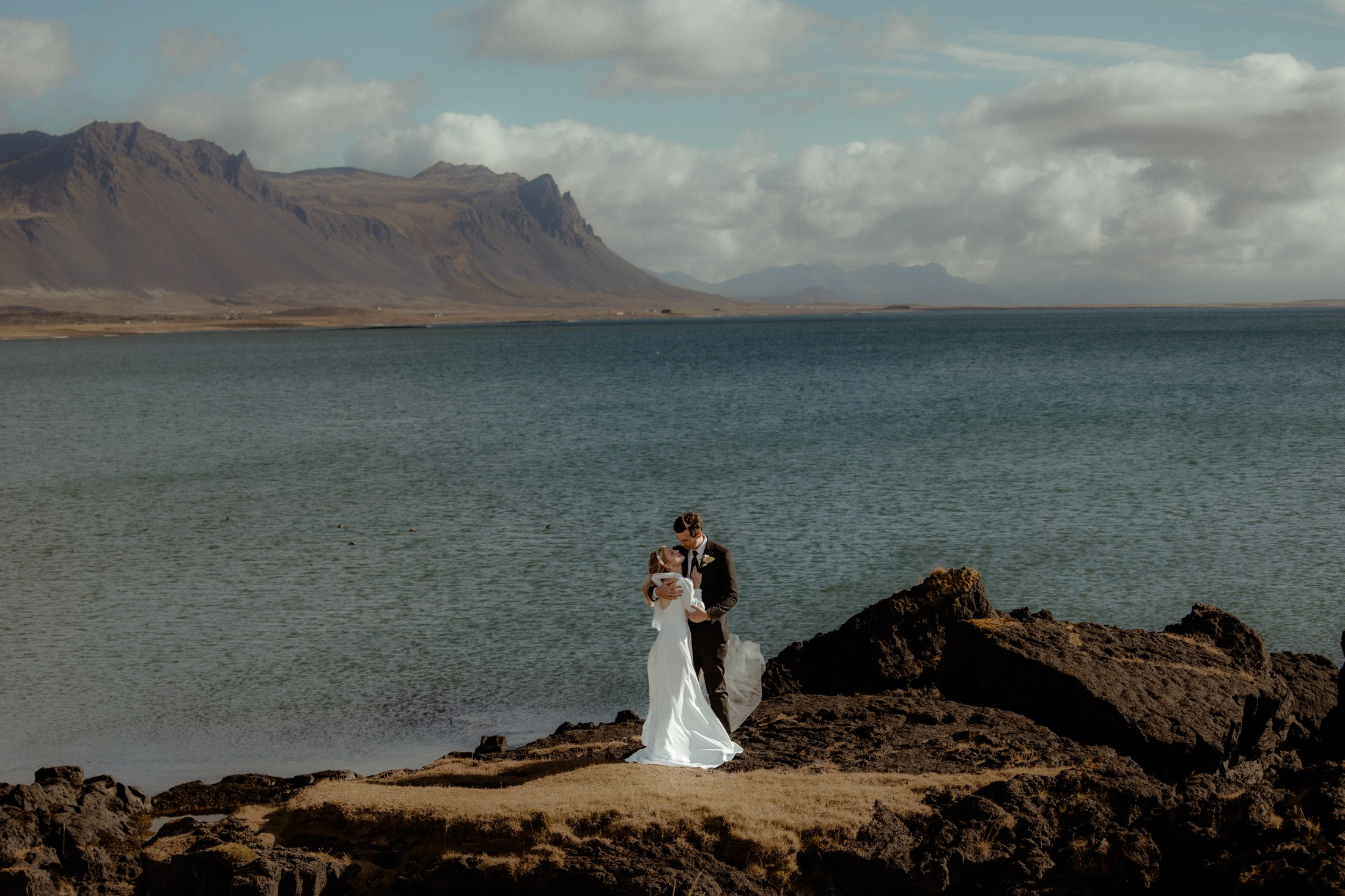 Iceland elopement at Budir Black Church | Snæfellsnes wedding by Iceland elopement photographer & videographer. Iceland elopement photographer & videographer