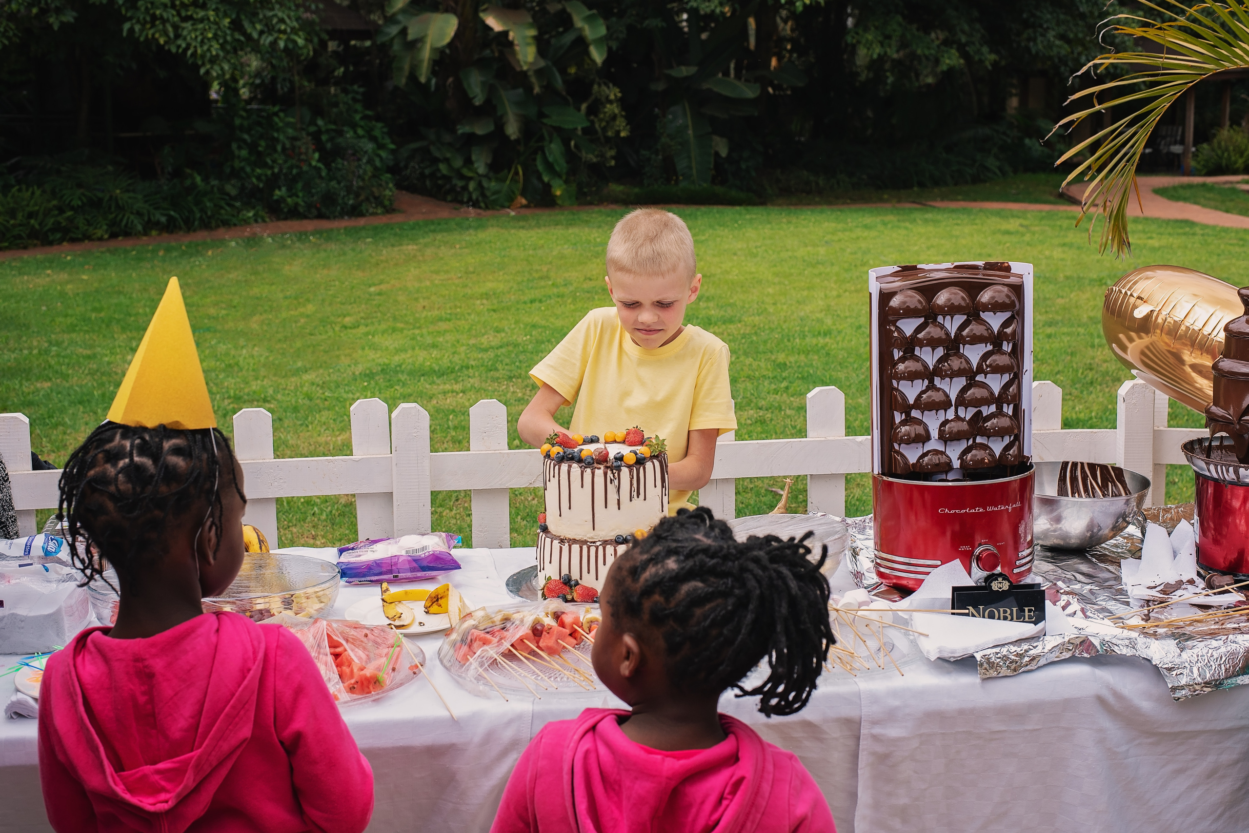 Birthday cake cutting