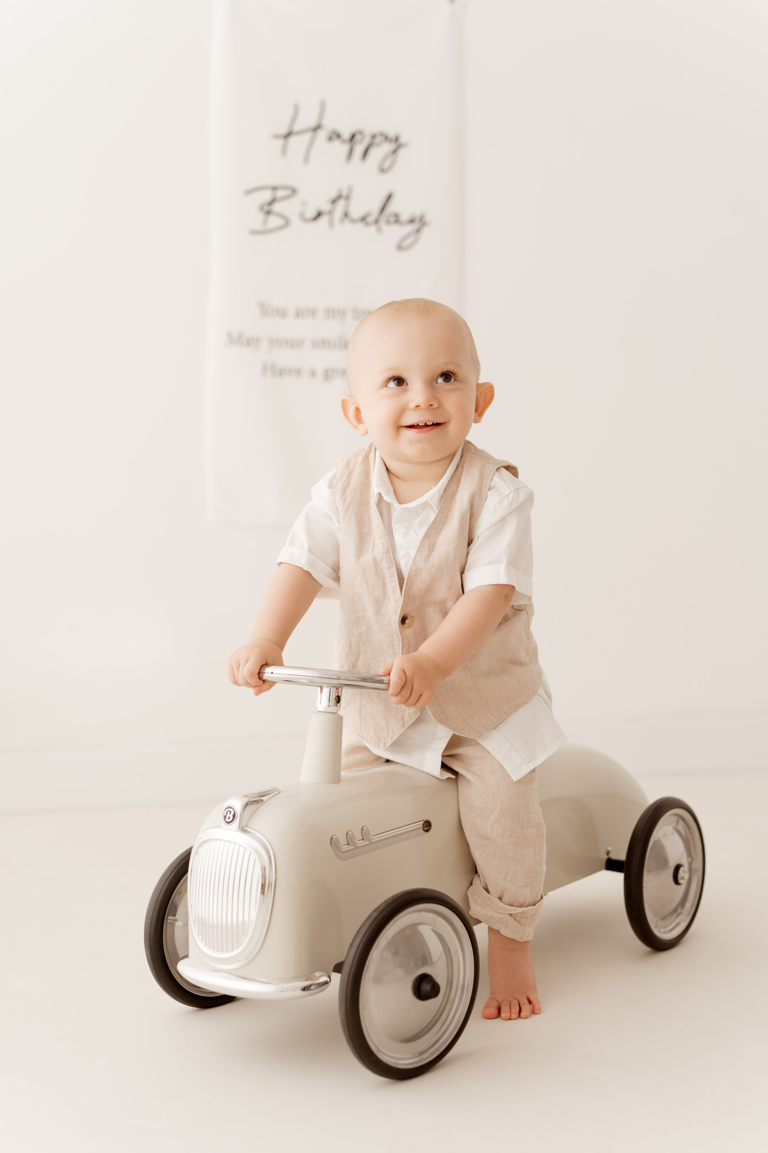 Sesja roczkowa Markusa. Fotograf Łódź - sesja ciążowa, noworodkowa, dziecięca. Studio w Łodzi