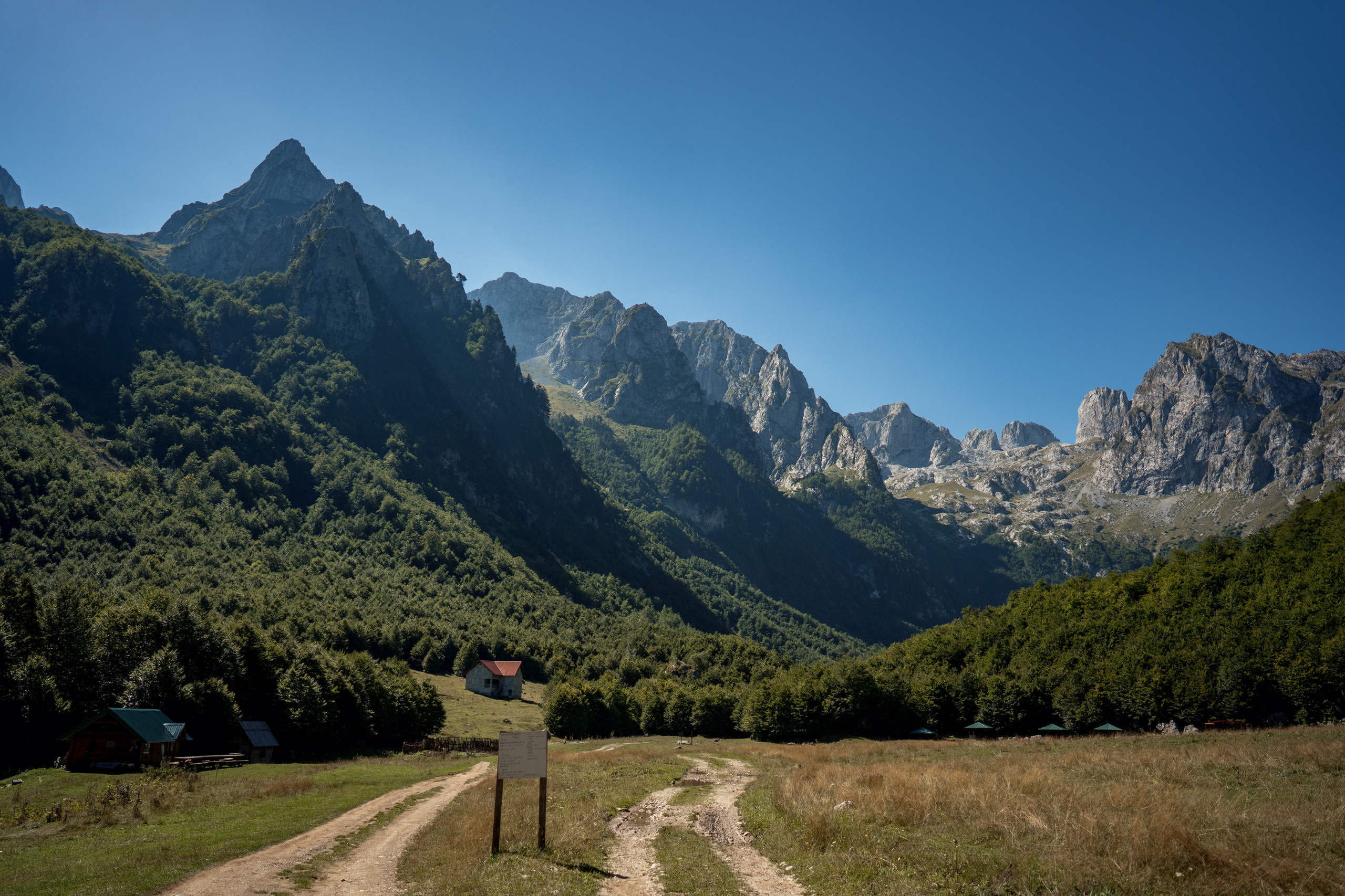Het Nationaal Park Prokletje in Montenegro