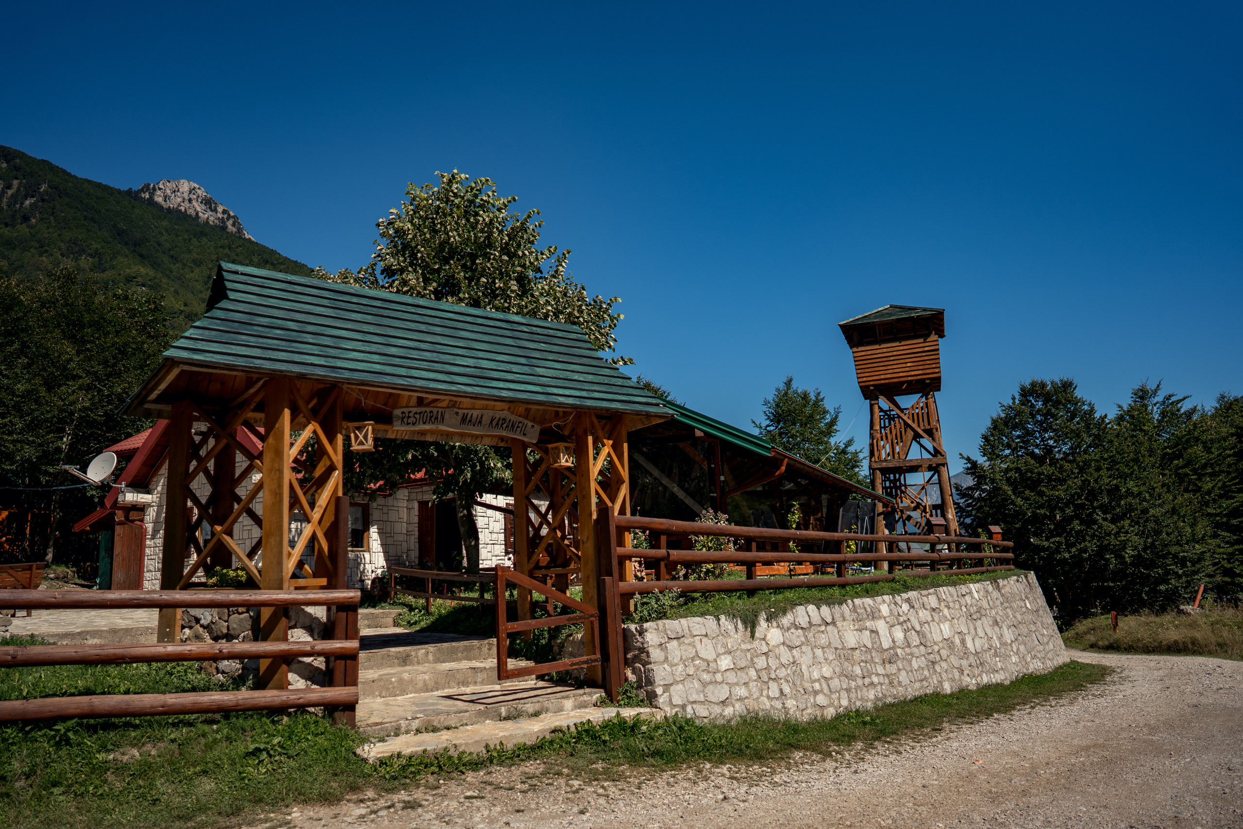 Het Nationaal Park Prokletje in Montenegro