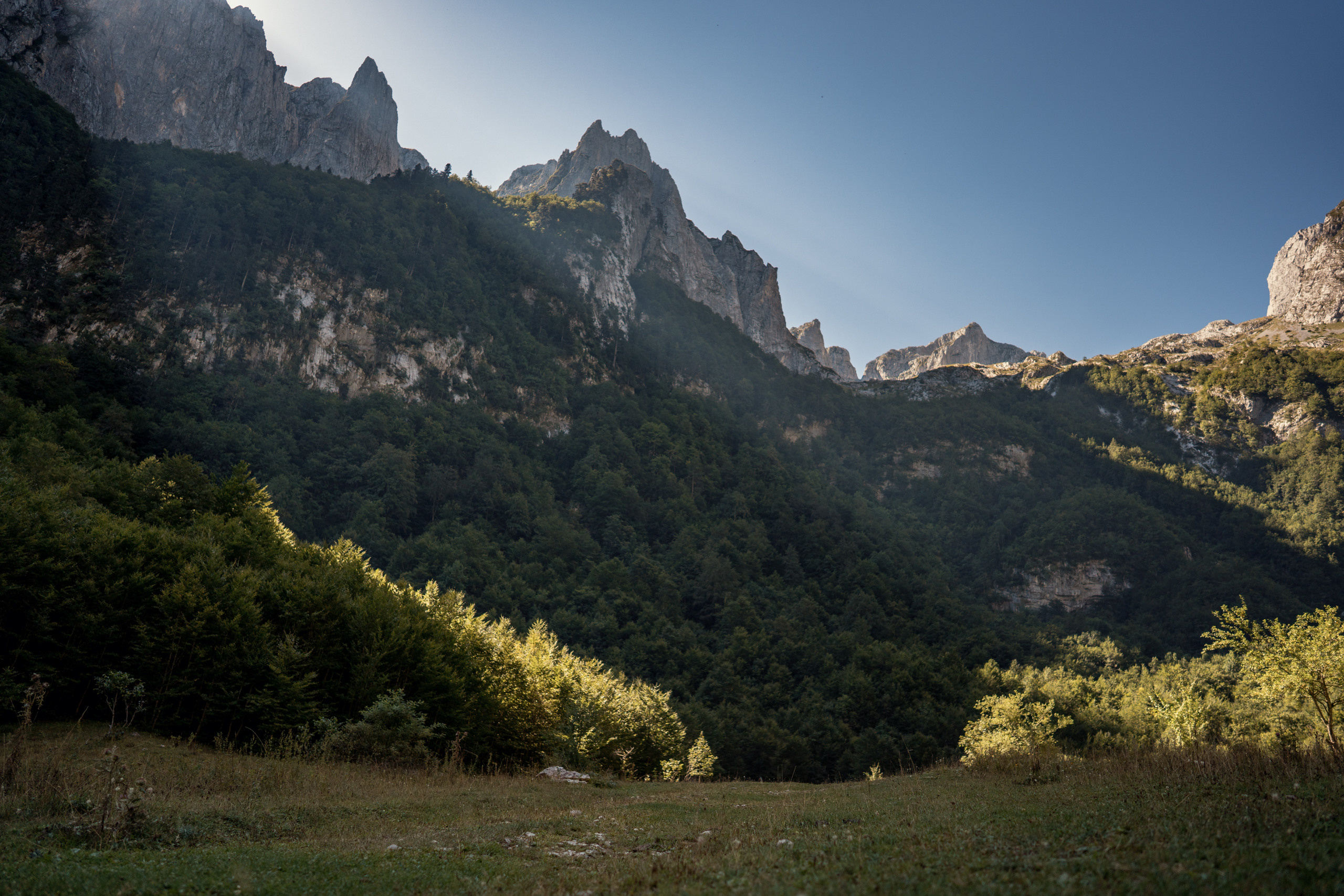Het Nationaal Park Prokletje in Montenegro
