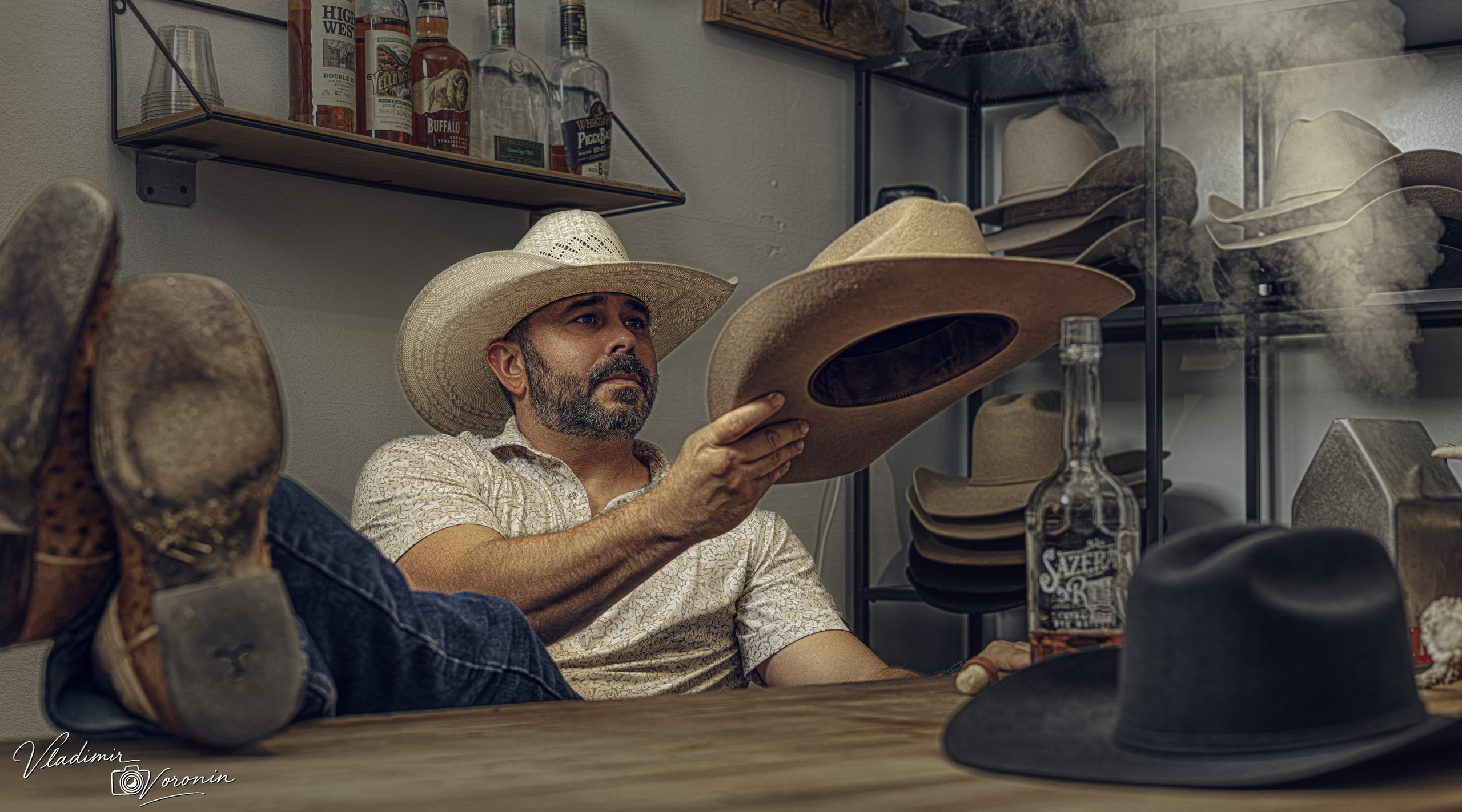 Men’s portrait. Photographer St. Augustine