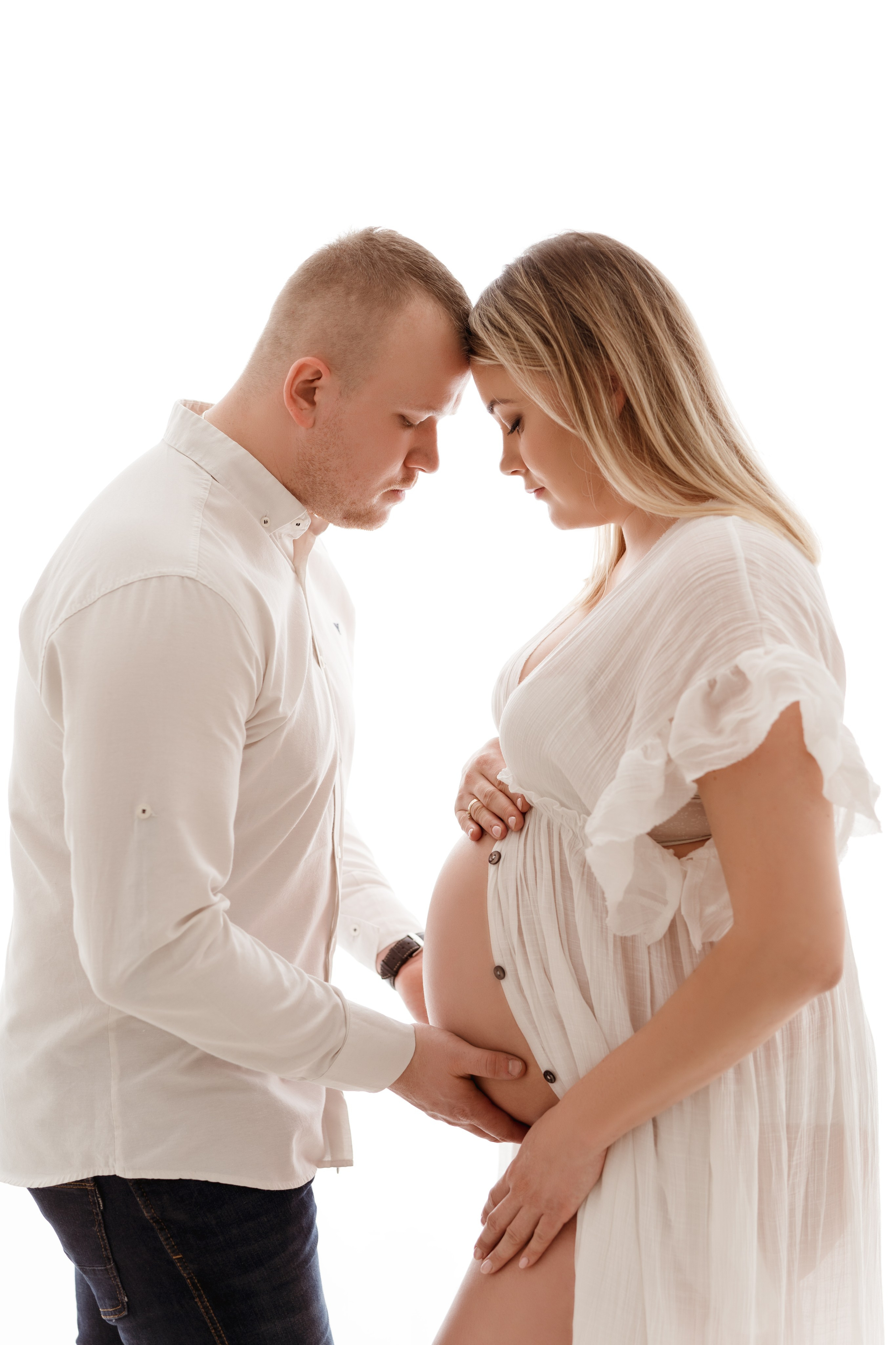 Sesja ciążowa Kasi. Fotograf Łódź - sesja ciążowa, noworodkowa, dziecięca. Studio w Łodzi