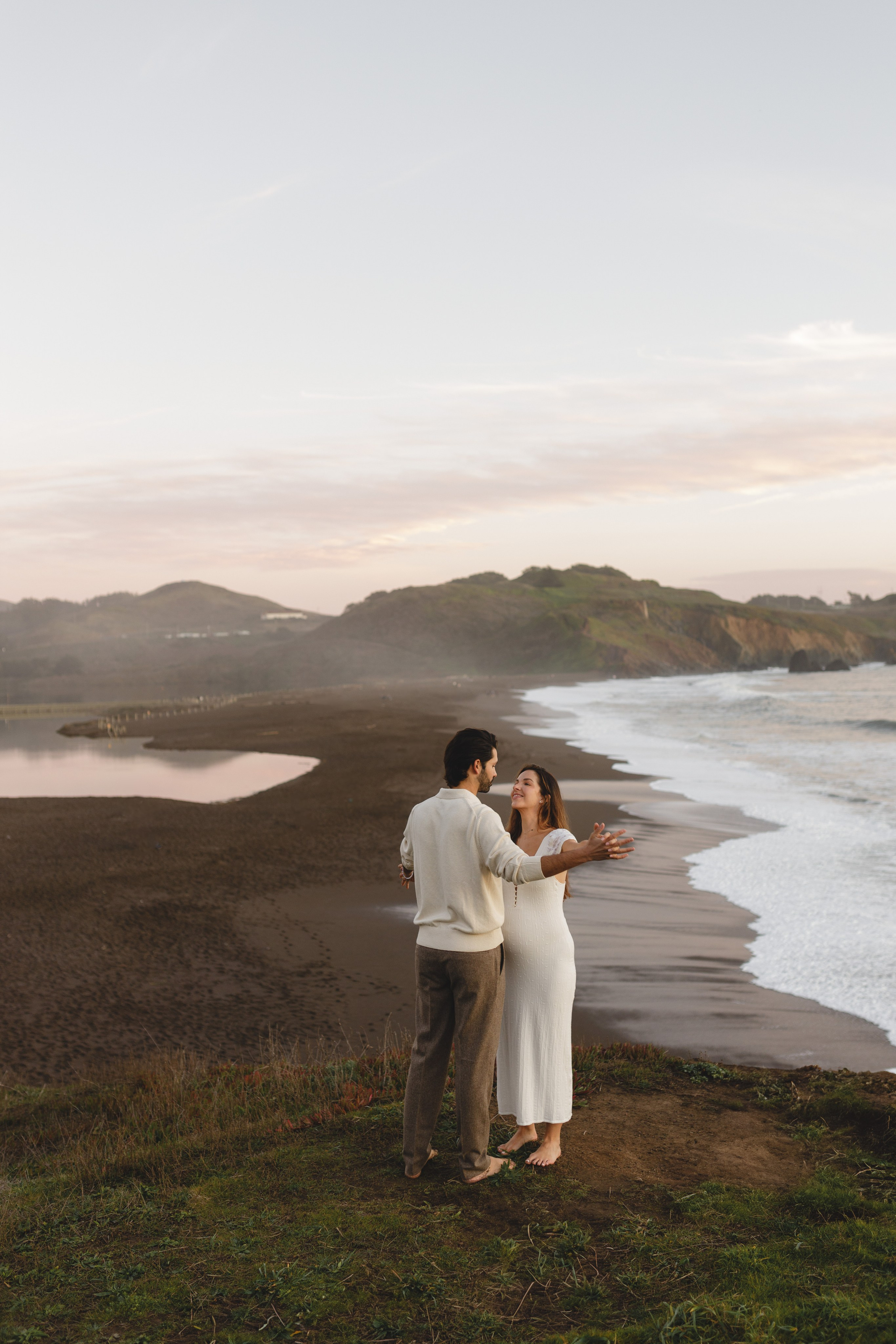 Rodeo beach maternity photo session