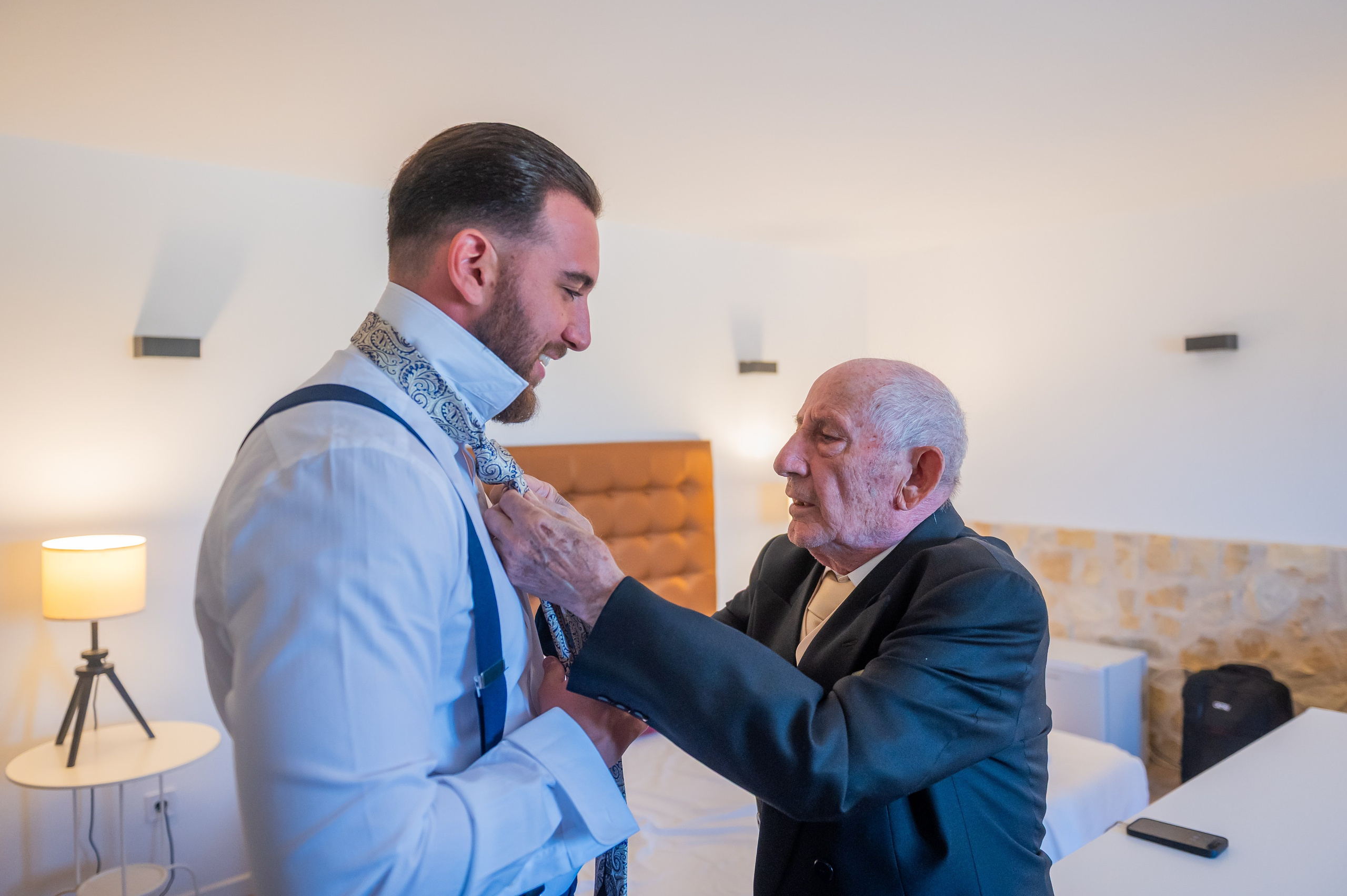 Familia preparativos boda Aitor y Sandra Madrid septiembre 2026
