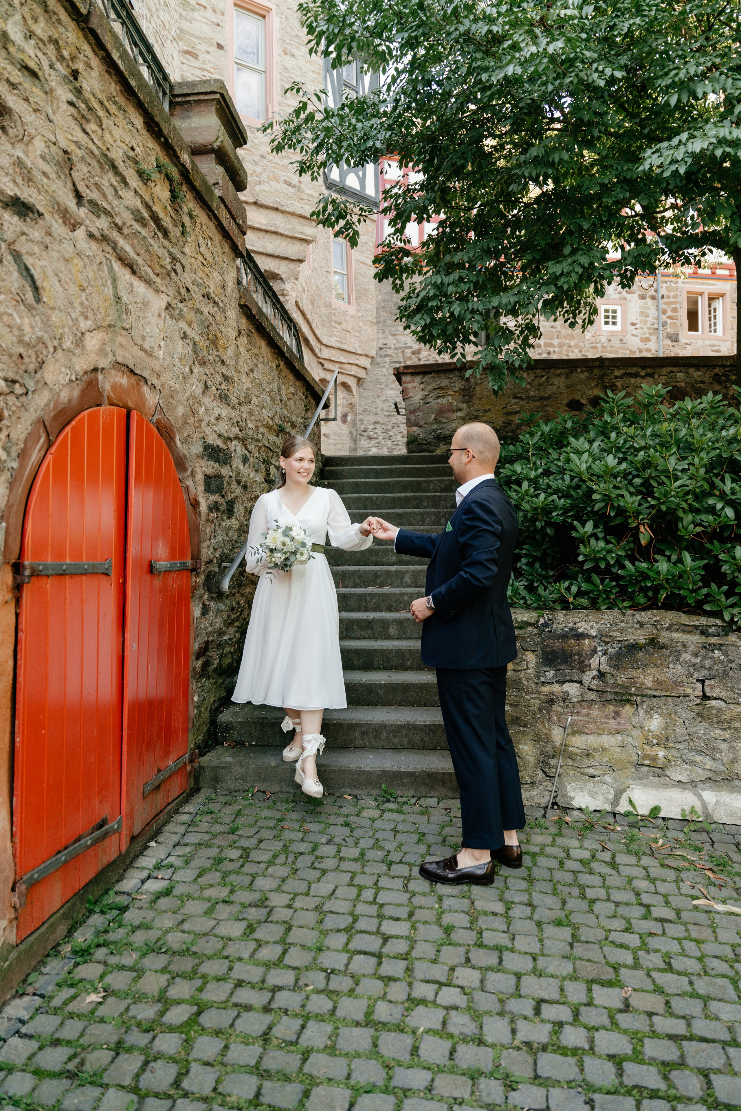 Romantische Hochzeitsfotos in Wiesbaden. Fotografin in Hanau|Frankfurt|Mainz|Iryna Korenkova