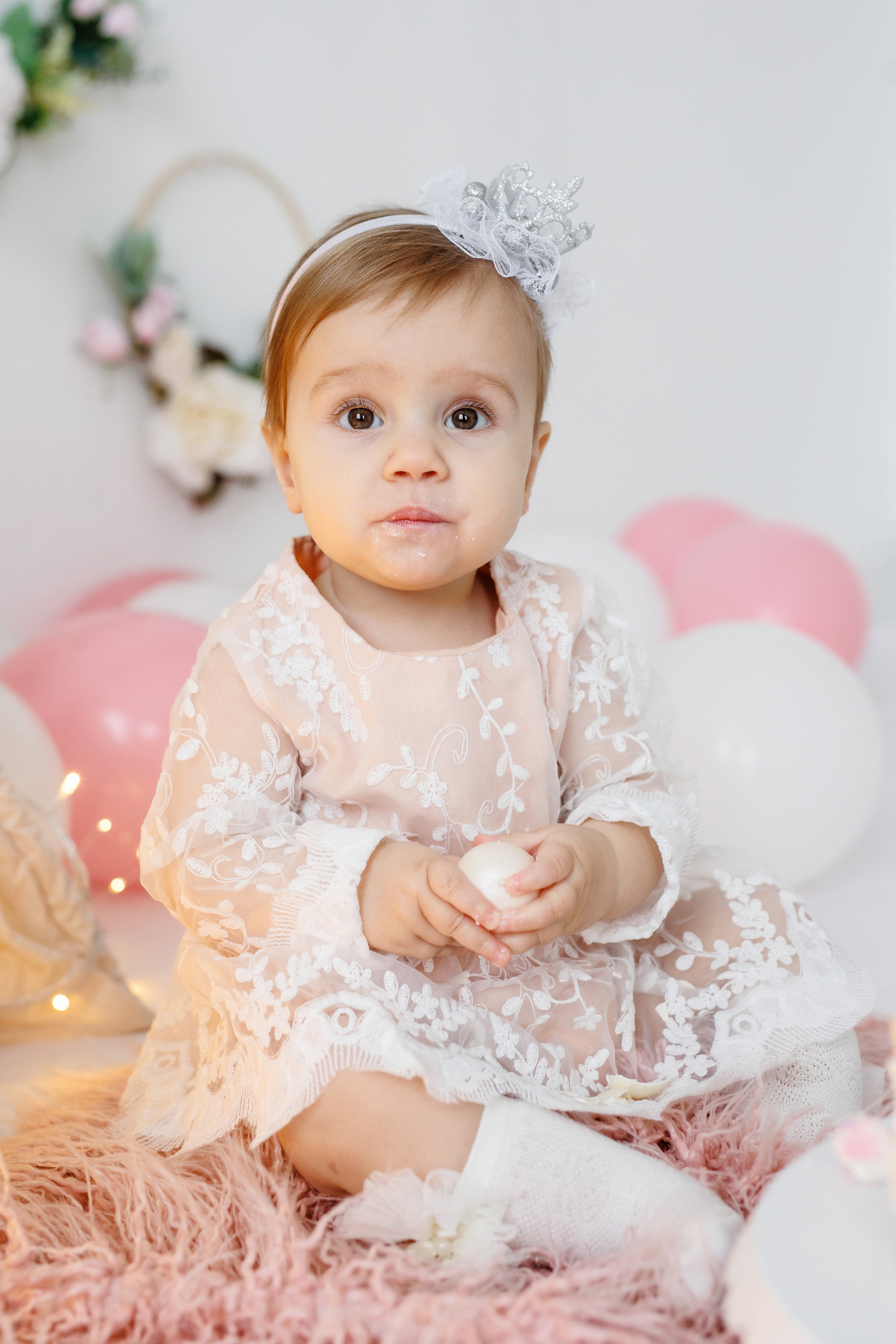 Фотосесія в перший День народження. Фотограф Тетяна Бродзяк