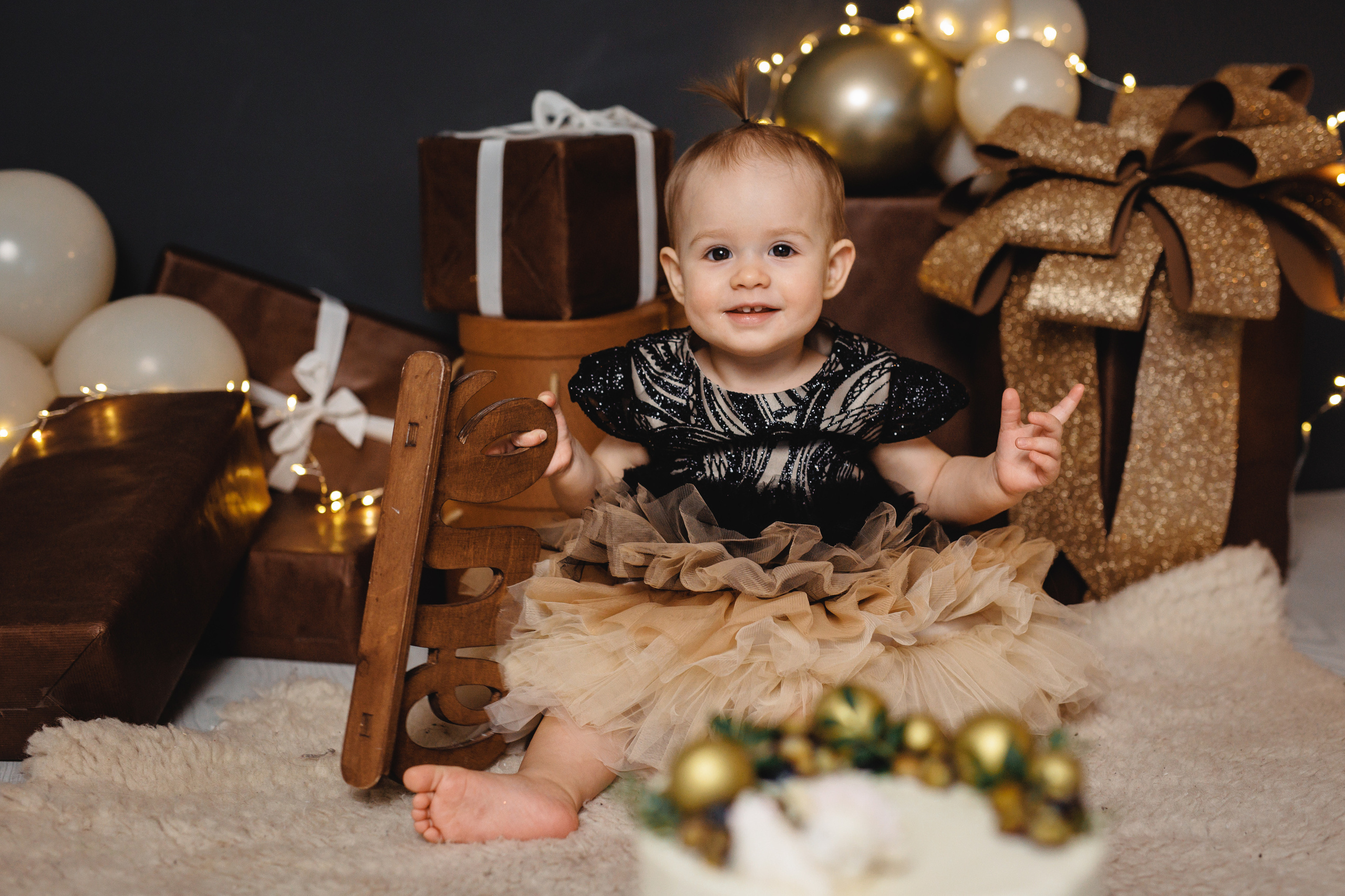 Фотосесія в перший День народження. Фотограф Тетяна Бродзяк