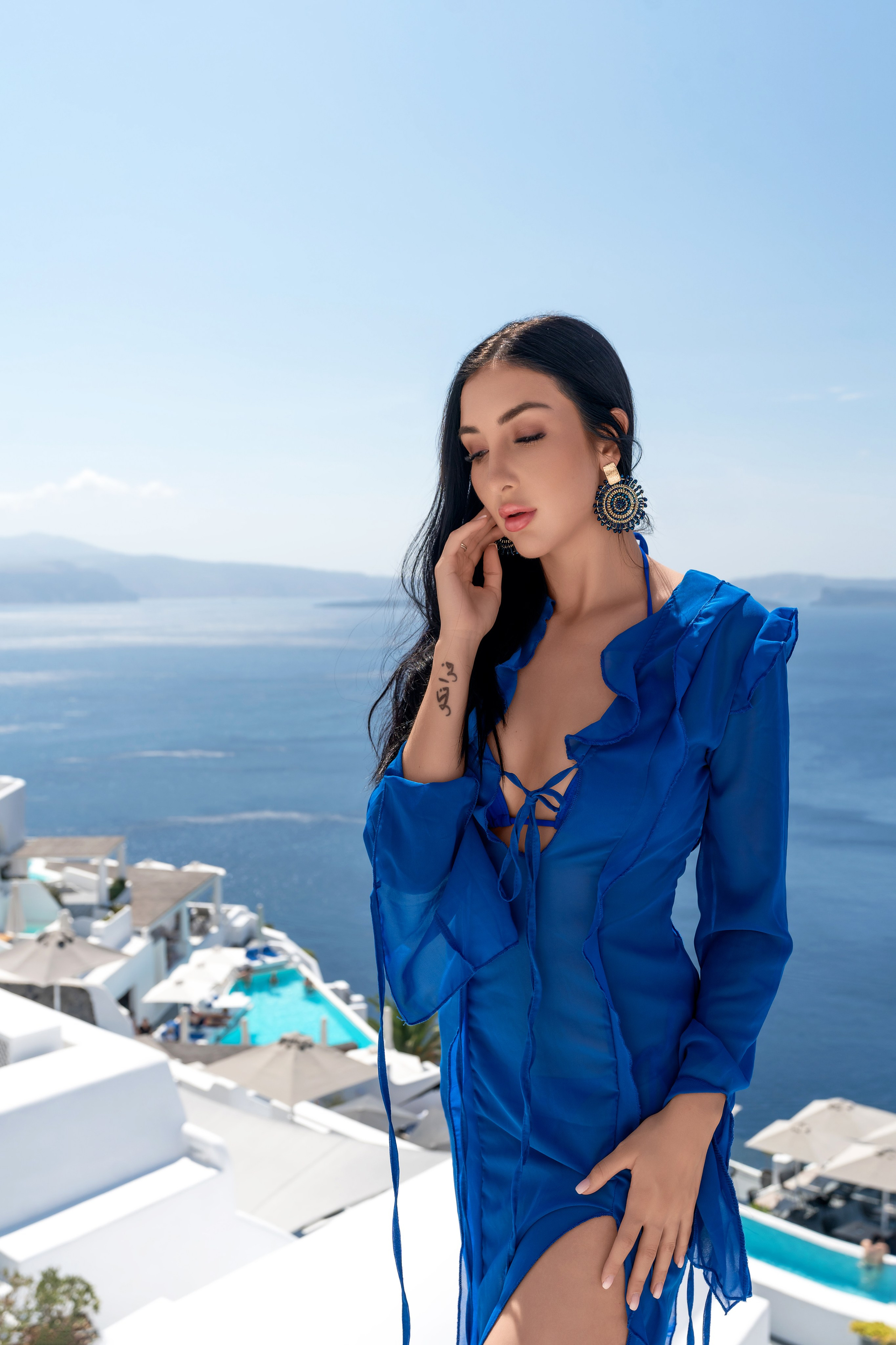 Santorini photoshoot