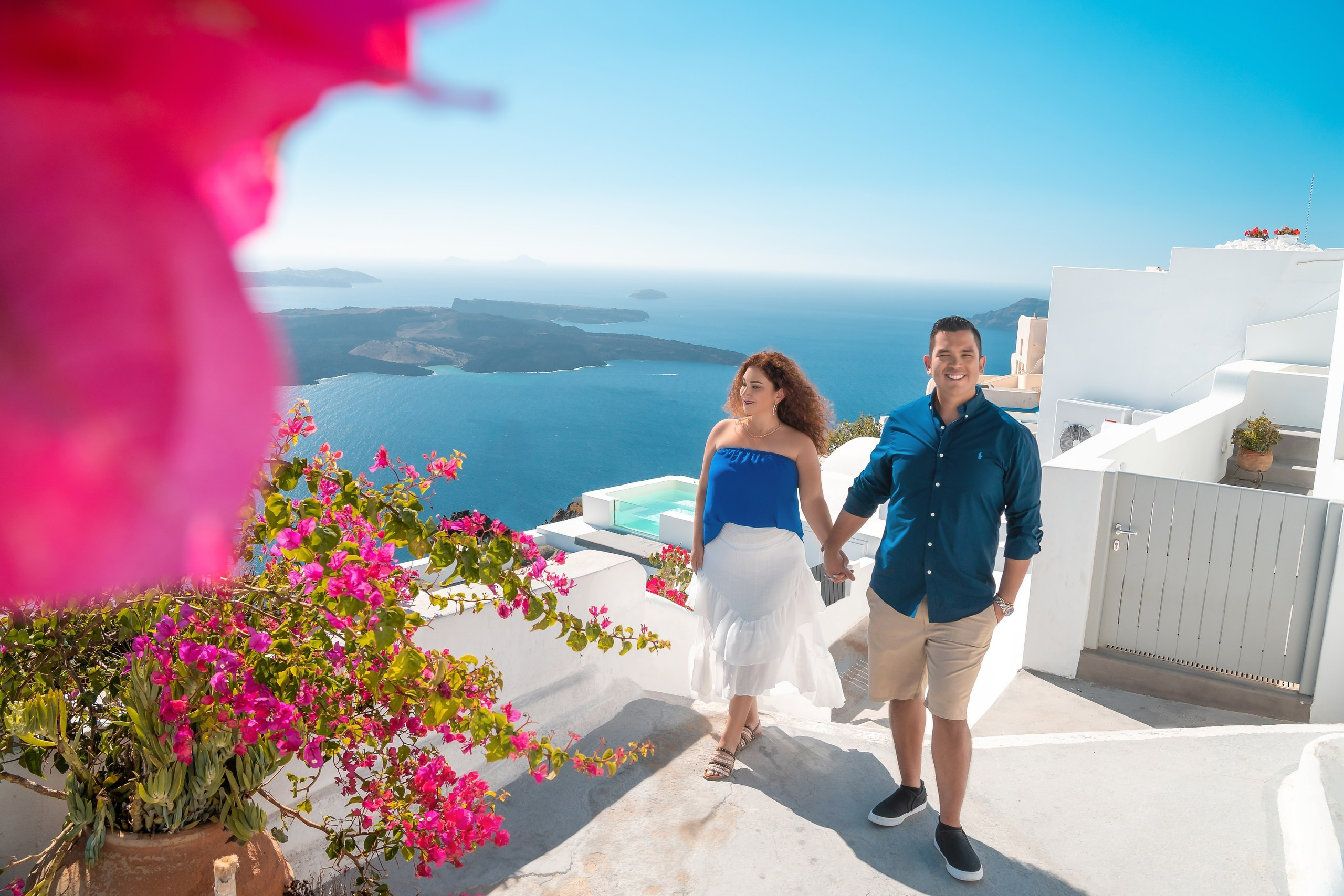 Photoshoot locations in Santorini, photo by SokoLOVE. Photographer in Santorini SokoLOVE Alex| Flying Dress Santorini