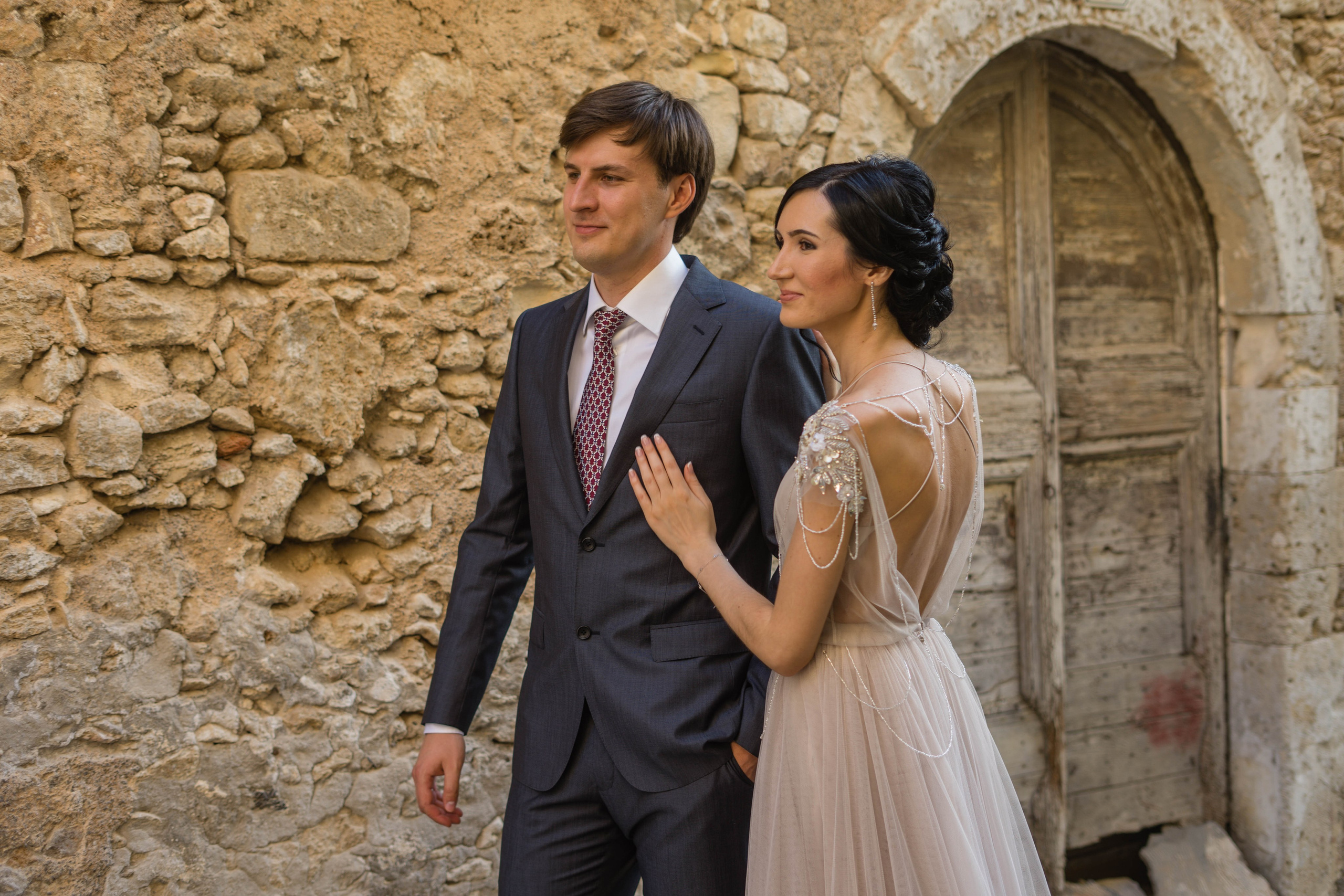 Wedding Archives start 2014. Photographe vidéaste à Santorin|Séances photos de Robe volante Santorin|