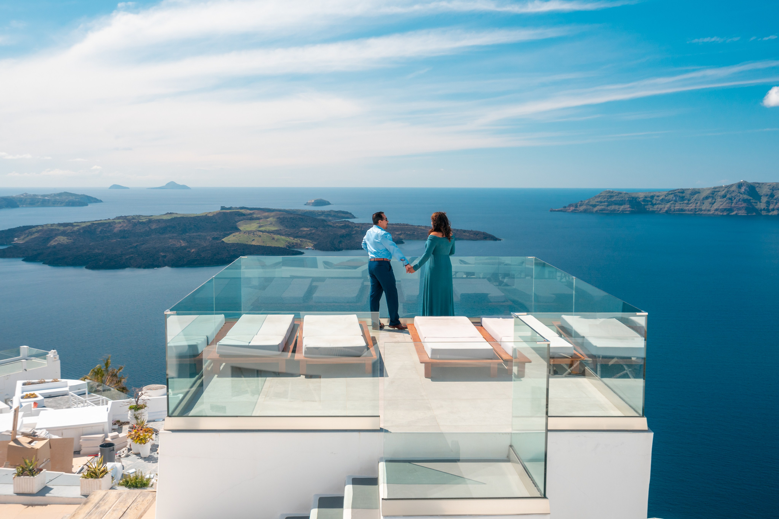 Photoshoot locations in Santorini, photo by SokoLOVE. Photographer in Santorini SokoLOVE Alex| Flying Dress Santorini