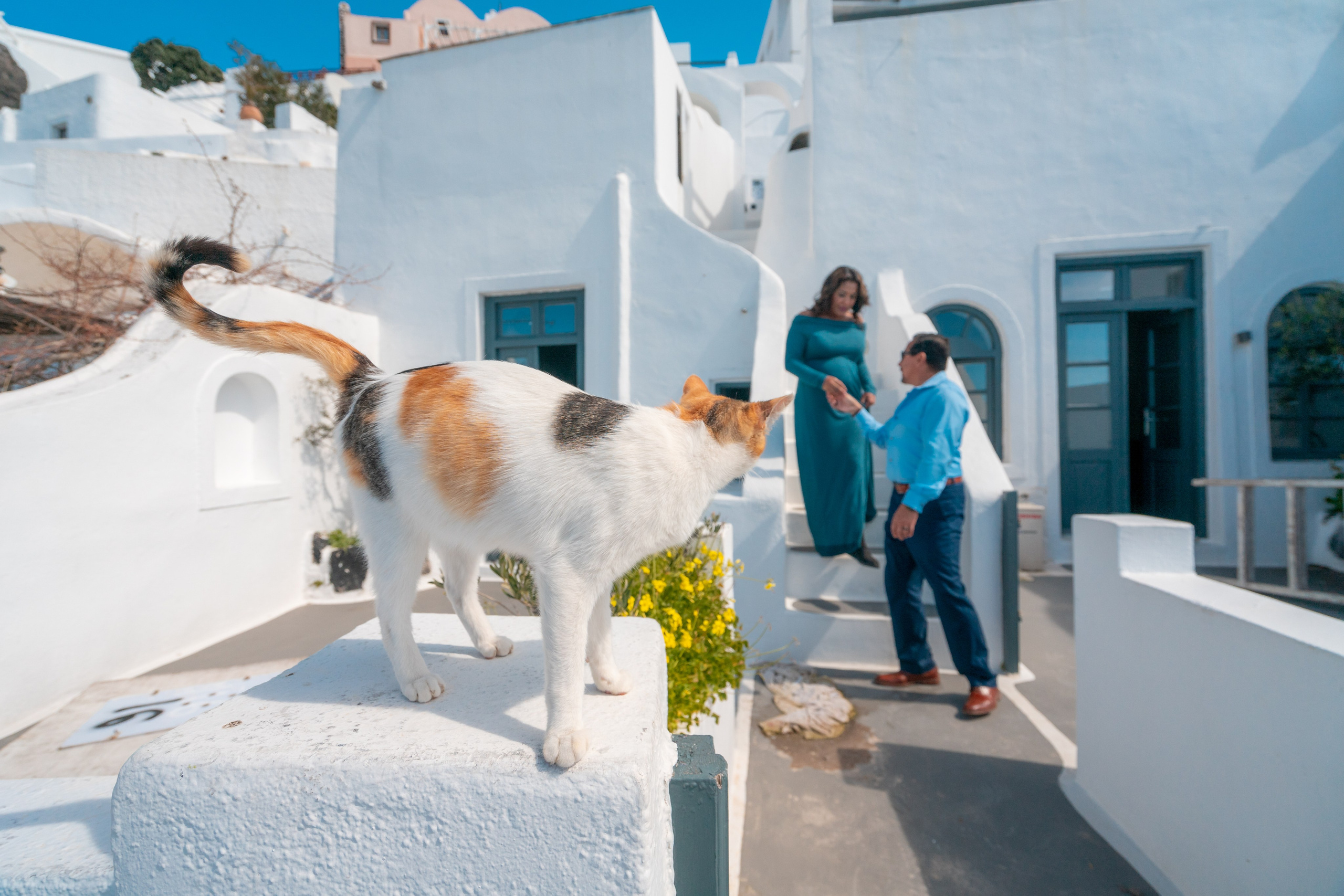 Photoshoot locations in Santorini, photo by SokoLOVE. Photographer in Santorini SokoLOVE Alex| Flying Dress Santorini