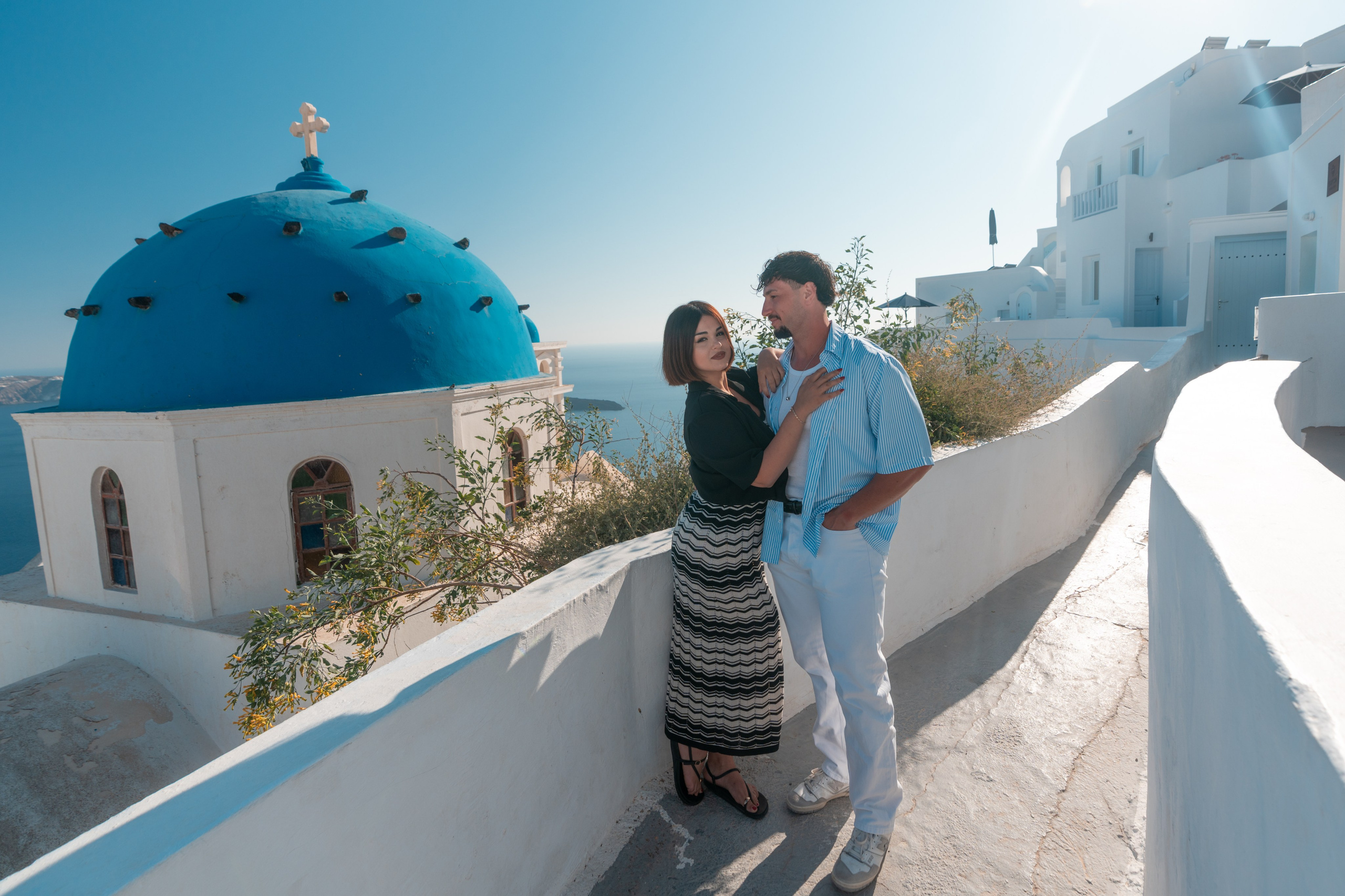 Photoshoot locations in Santorini, photo by SokoLOVE. Photographer in Santorini SokoLOVE Alex| Flying Dress Santorini