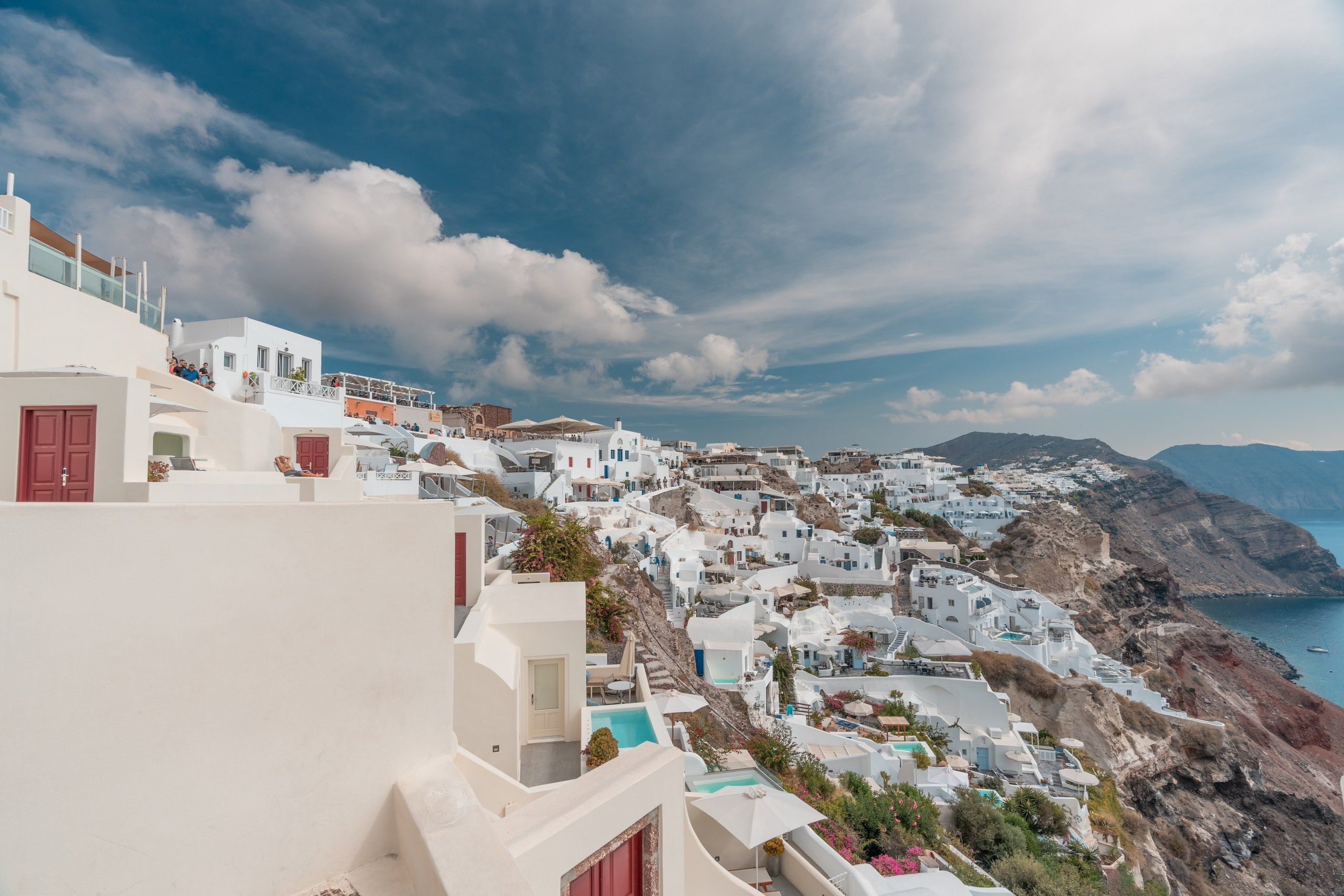 Photoshoot locations in Santorini, photo by SokoLOVE. Photographer in Santorini SokoLOVE Alex| Flying Dress Santorini