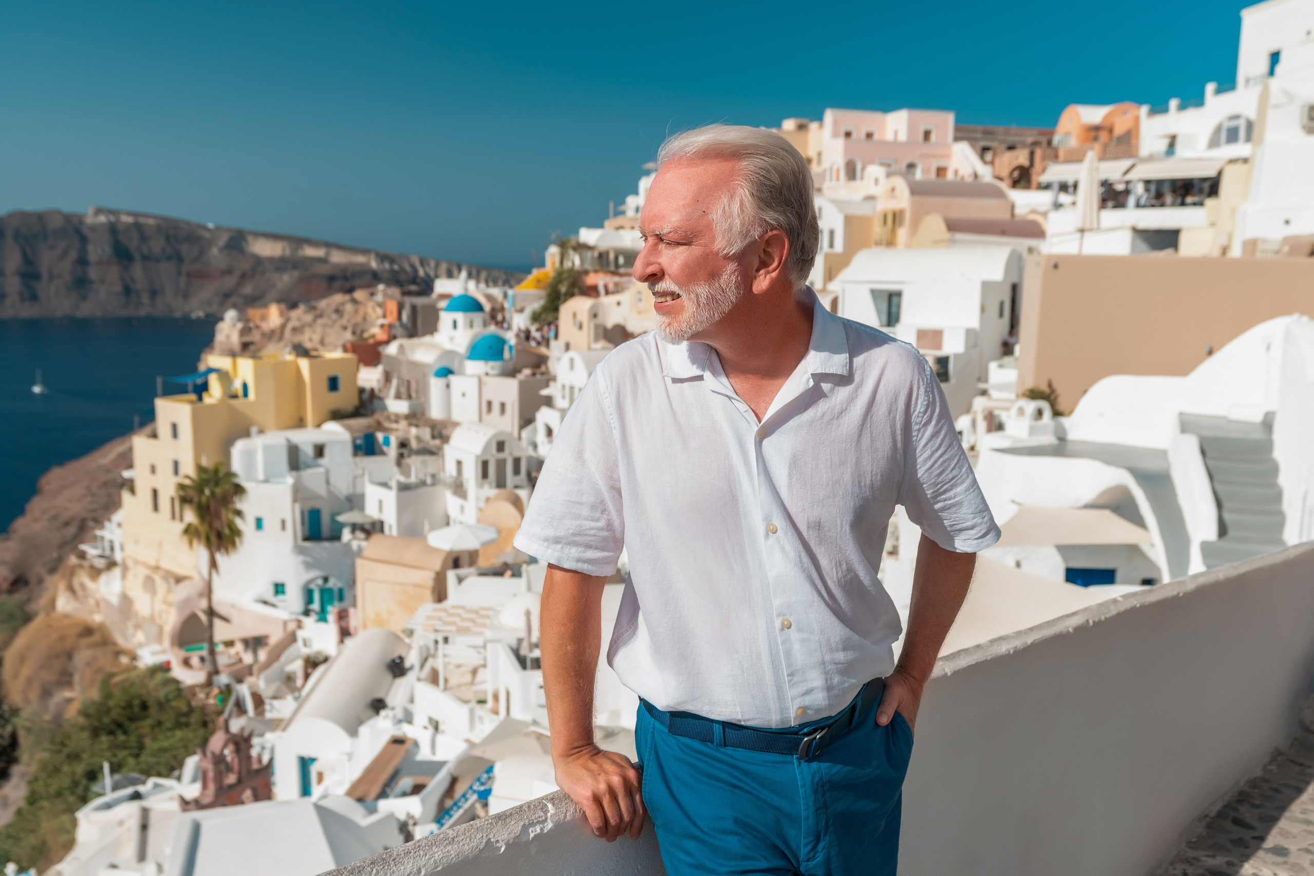 Why a Photoshoot Is the Perfect Way to Celebrate Life’s Biggest Moments in Santorini. Photographer in Santorini SokoLOVE Alex| Flying Dress Santorini