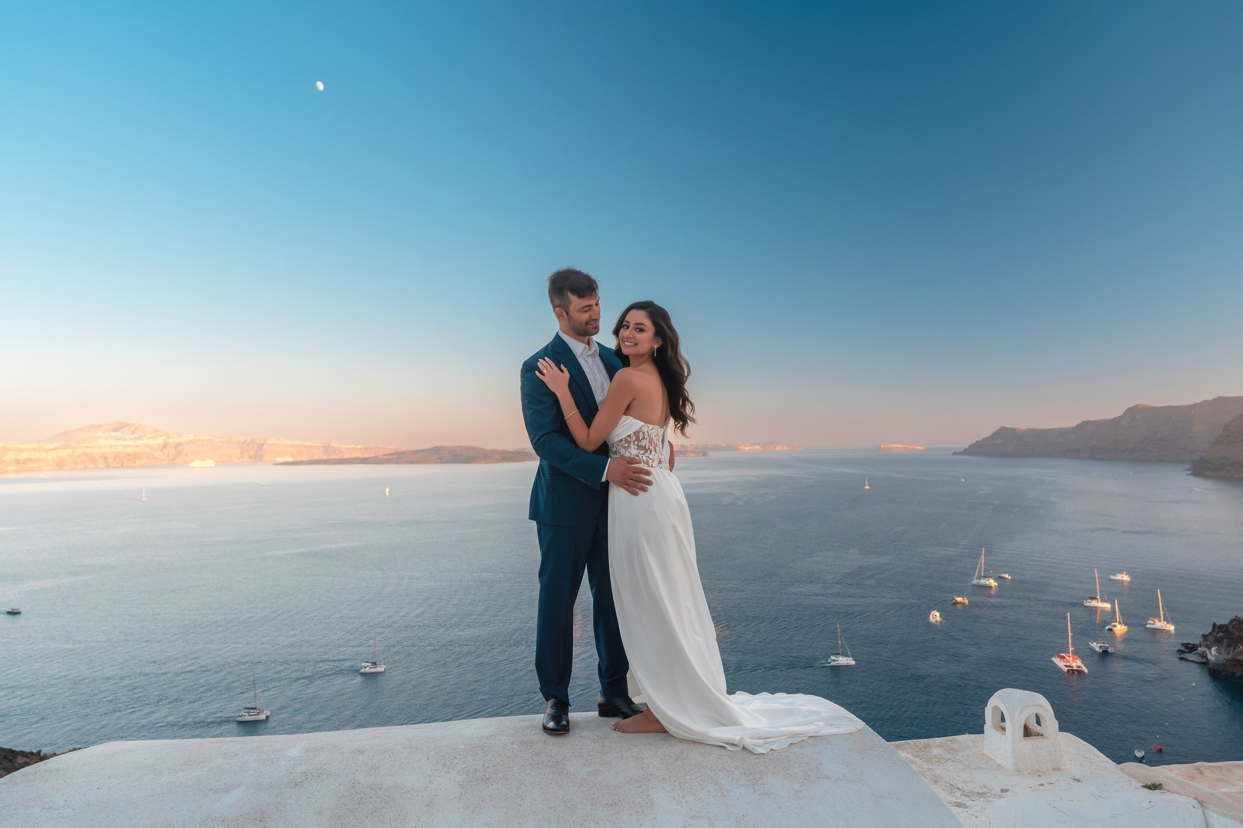 She Said Yes in Santorini! Magical Marriage Proposal | Sokolove Photography. Photographer in Santorini SokoLOVE Alex| Flying Dress Santorini