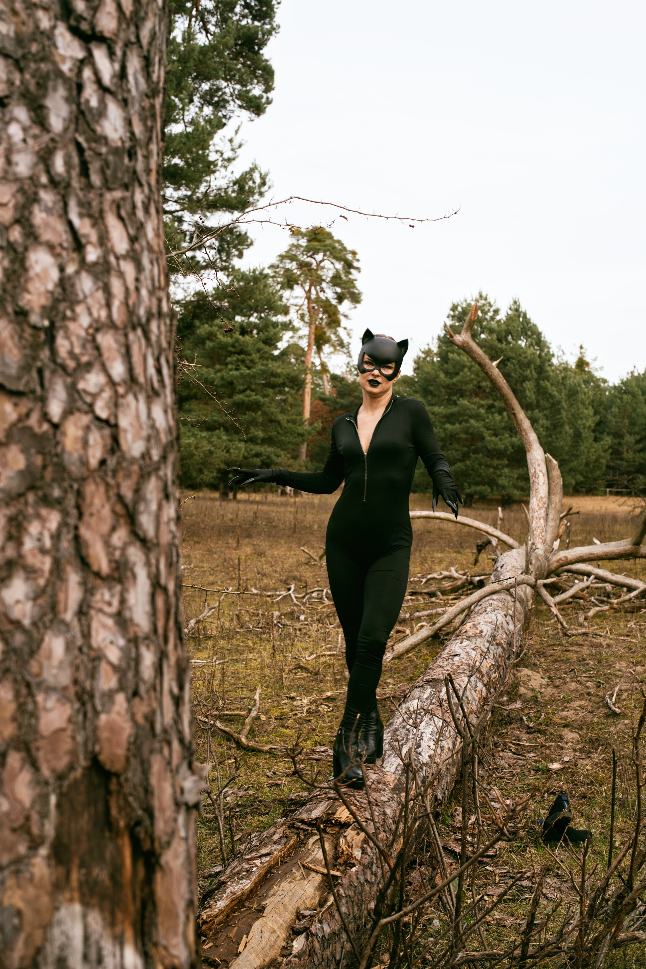 Фотосесія Жінка-кішка. Фотограф Анастасія Залужна | Манхайм