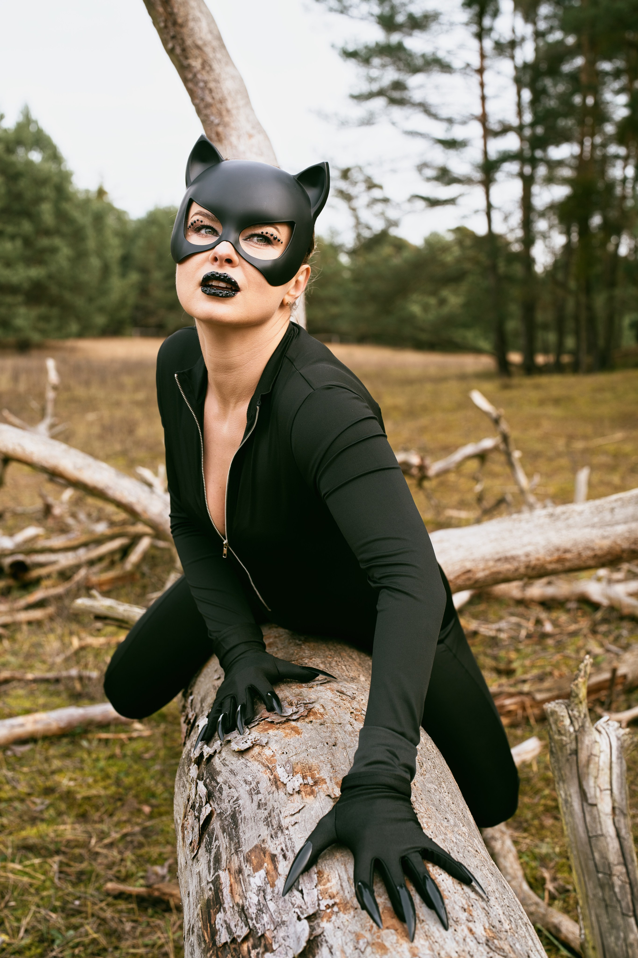 Фотосесія Жінка-кішка. Фотограф Анастасія Залужна | Манхайм